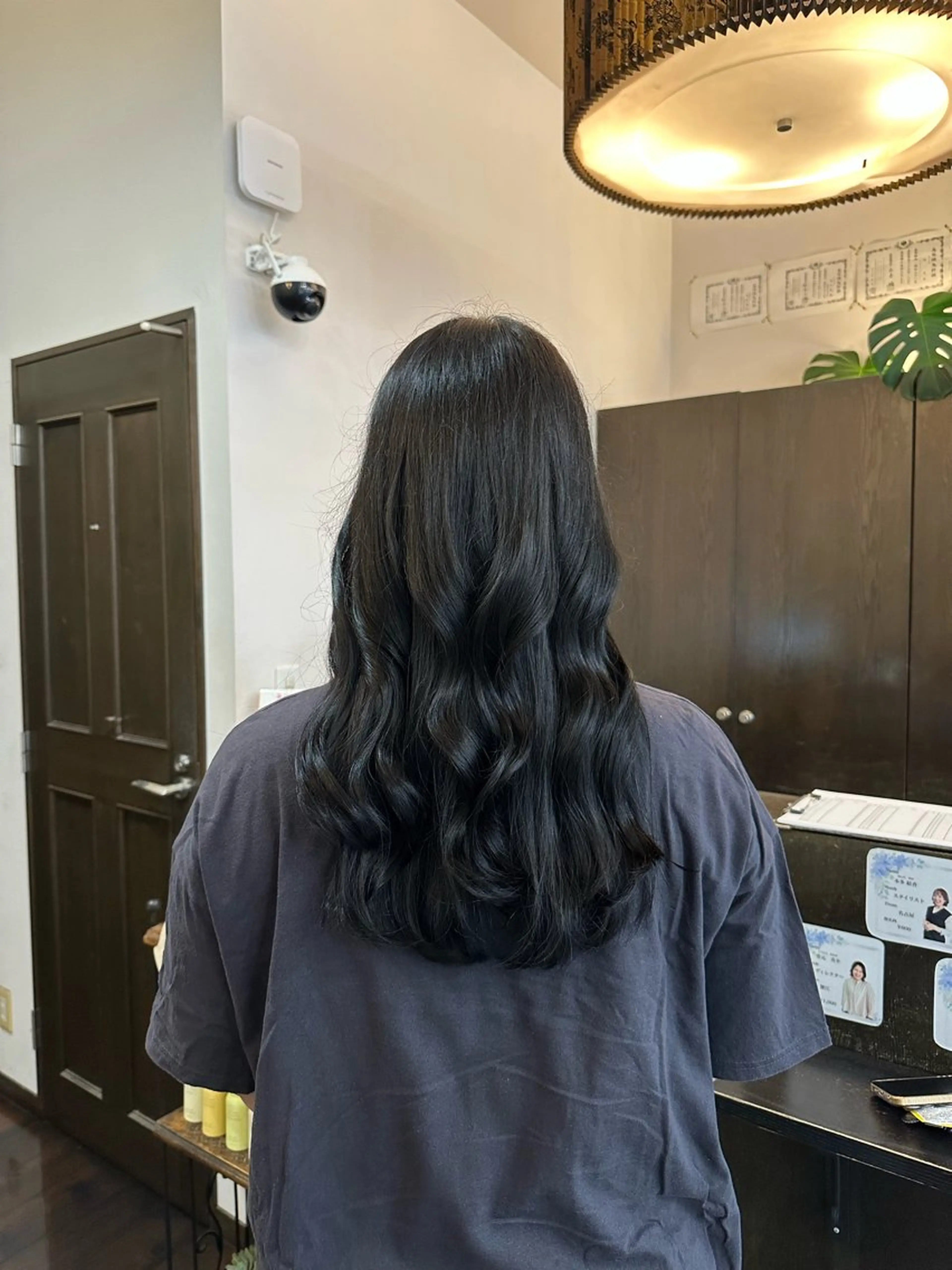ロング ヘアカラー 田中 桜風のヘアスタイル