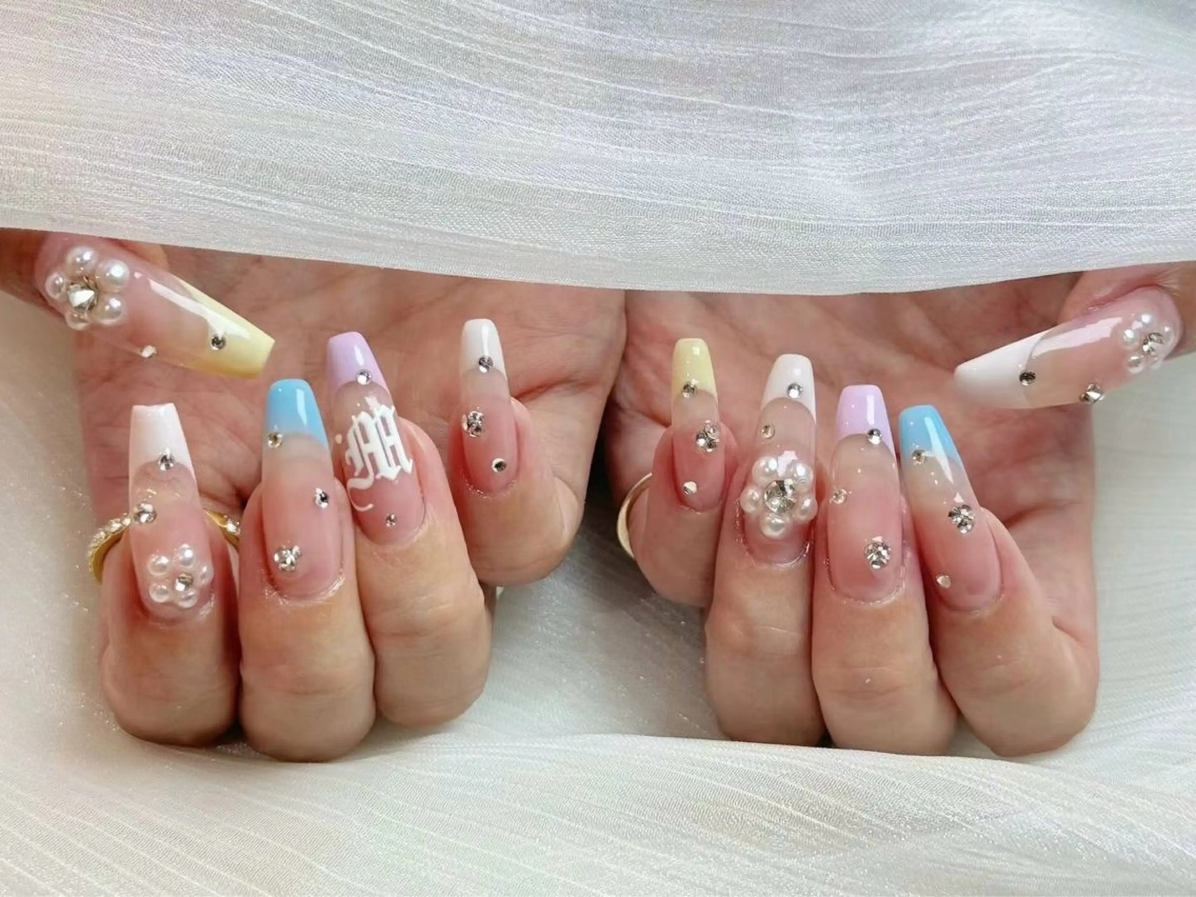 ネイル アートネイル フラワーネイル フットネイル フレンチネイル ジェルネイル Babarla nailのネイルデザイン