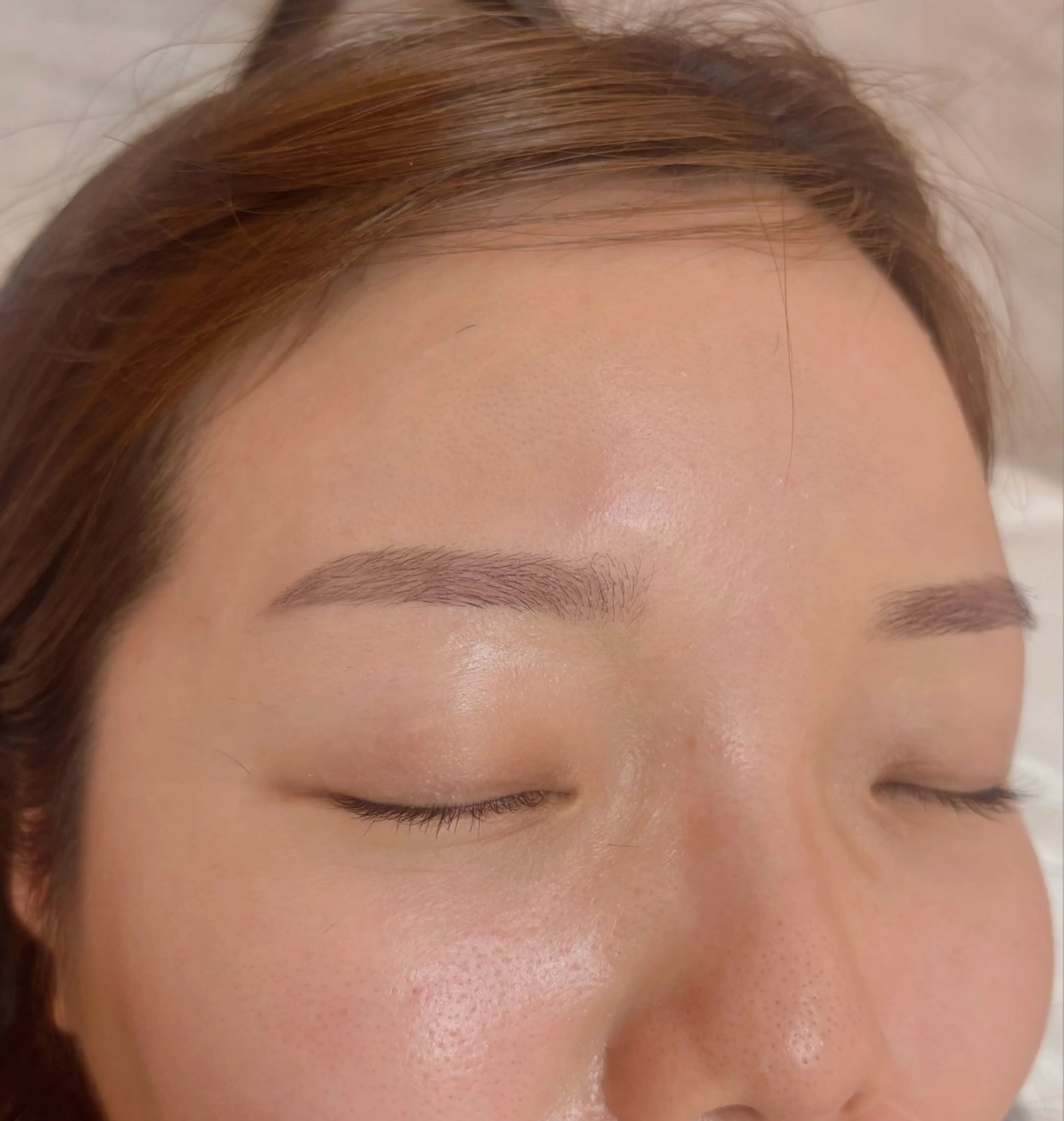 アイブロウwax＋間引き（メイク込💄）の写真