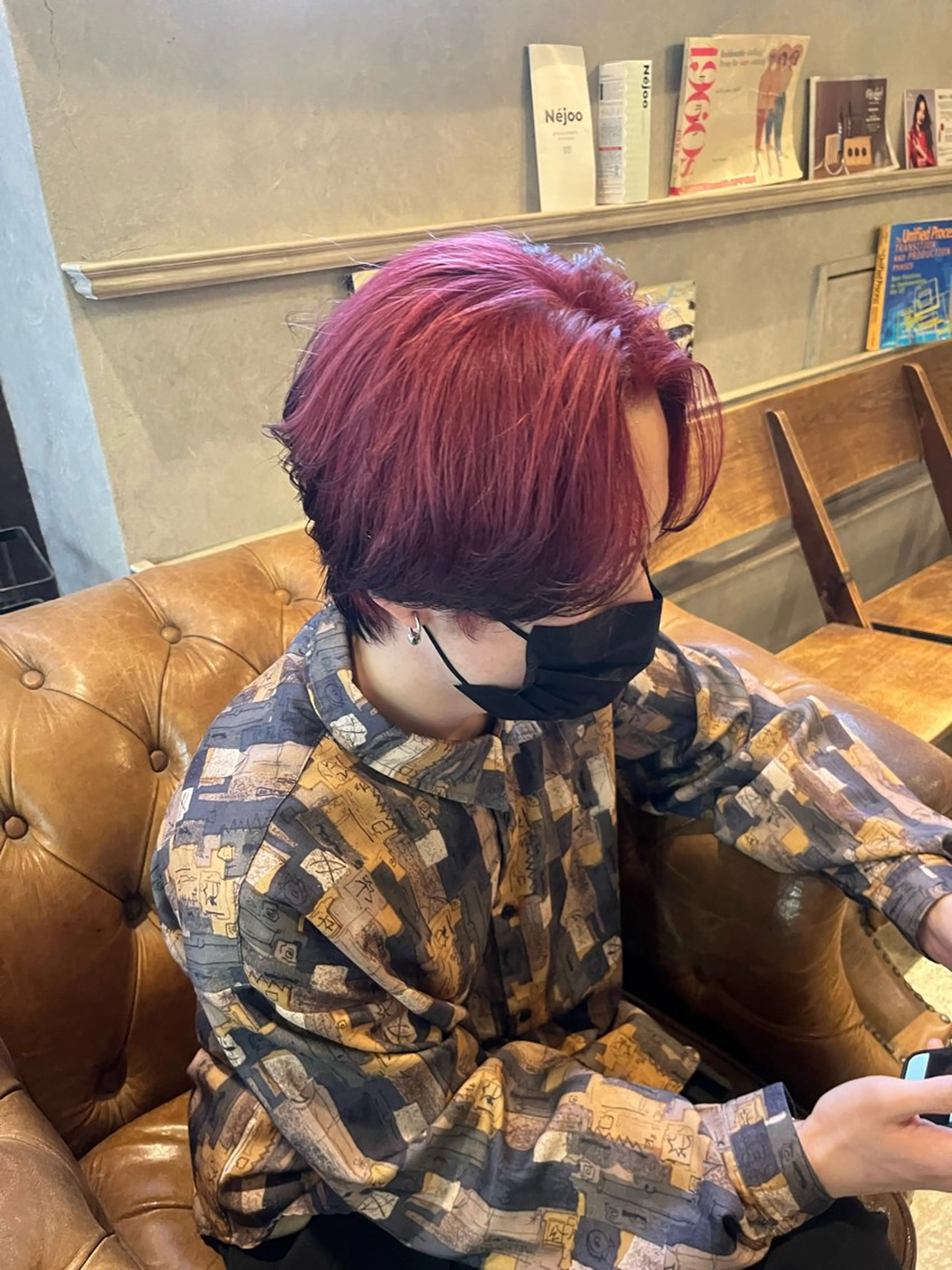 ミディアム カラー ミディアムパーマ ダブルカラー ハイトーンカラー ウルフカット ツイストパーマ ヘアカラー トリートメント Ali’i MEN’S SALON所属・🦋メンズ特化🦋 kotomiのヘアスタイル
