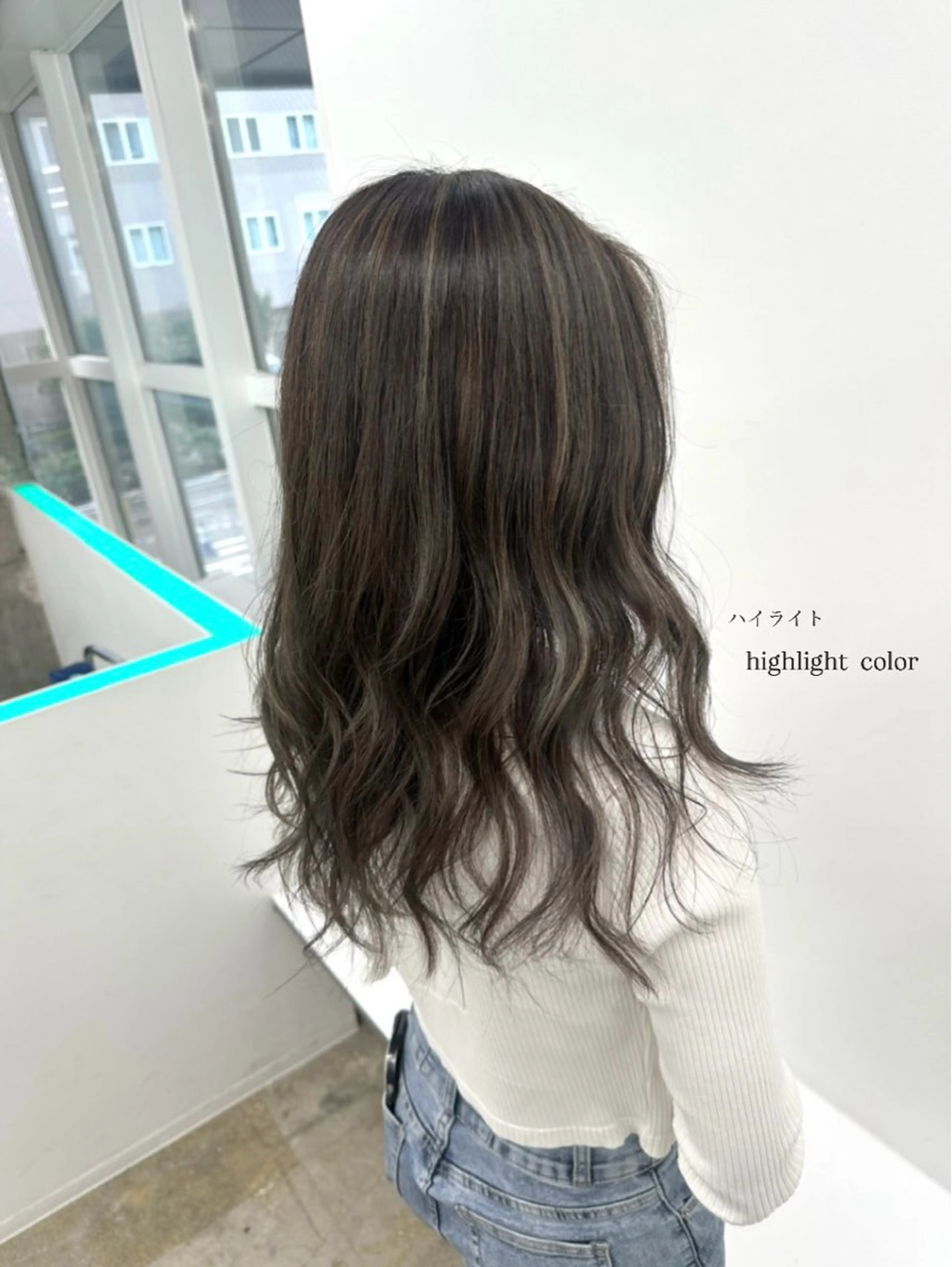 セミロング カラー ヘアカラー jjeno所属・aisa 札幌カラーモデル🎀のヘアスタイル