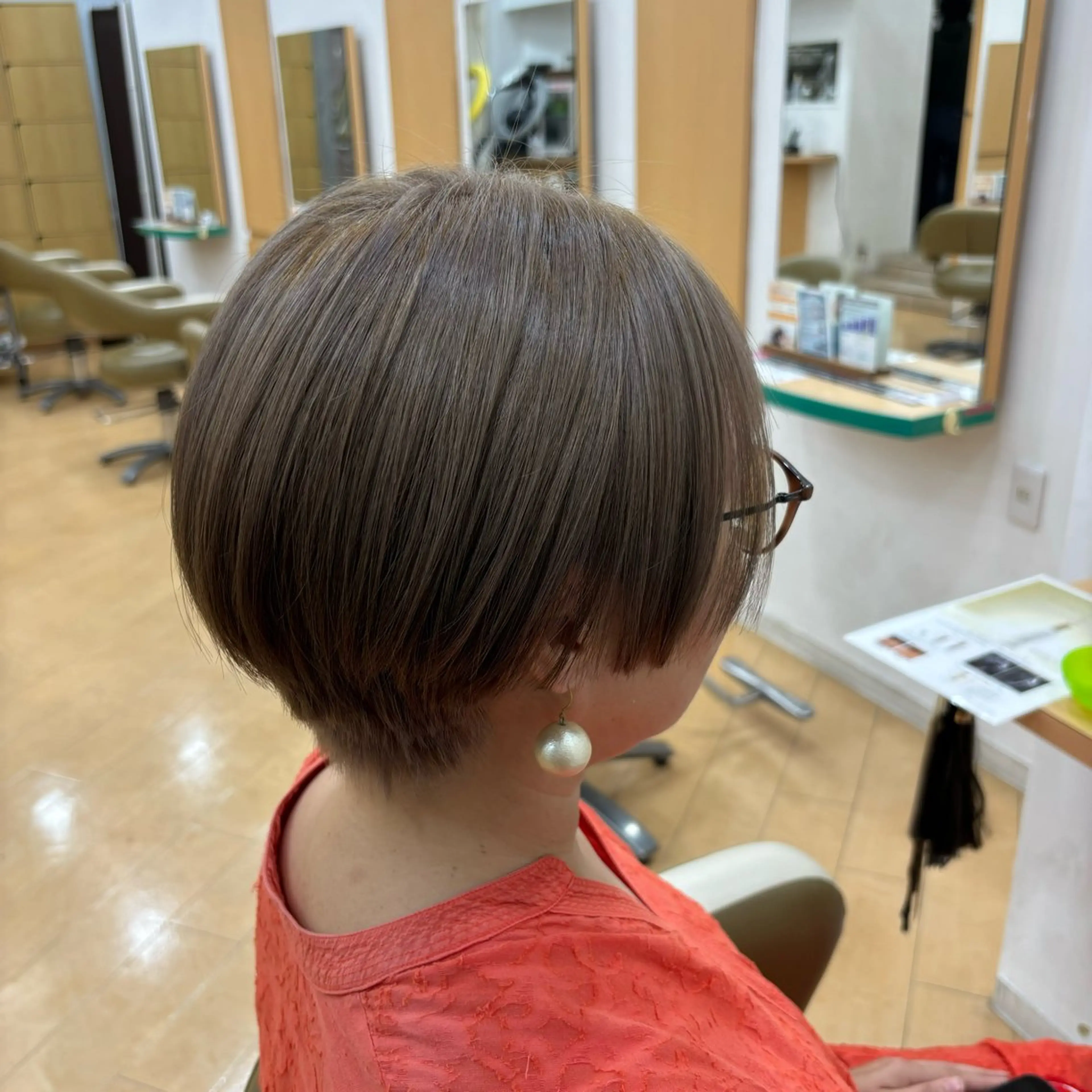 ショート カラー 🎀🤍芦澤 李音🤍🎀のヘアスタイル