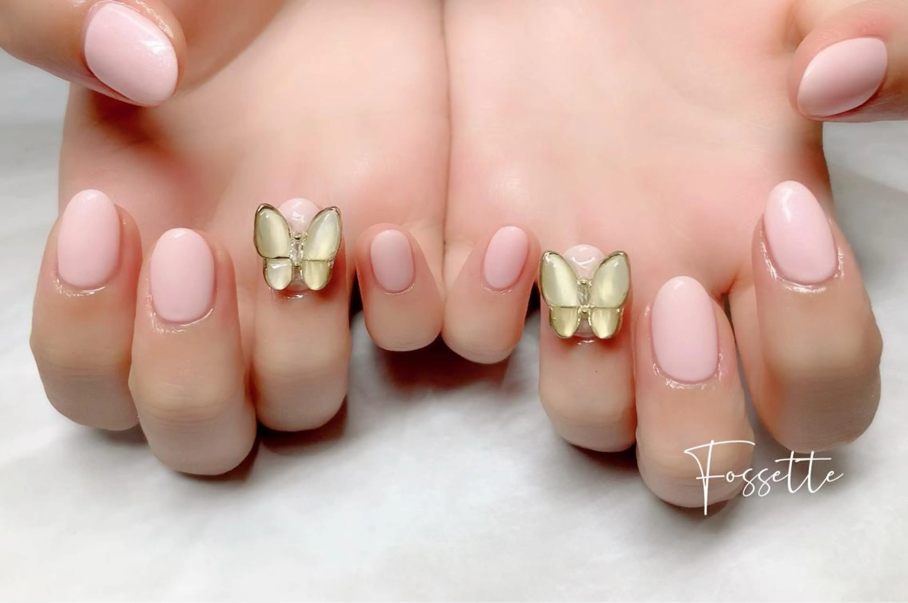 ネイル 韓国ネイル ワンカラーネイル シンプルネイル nailsalon Fossetteのネイルデザイン