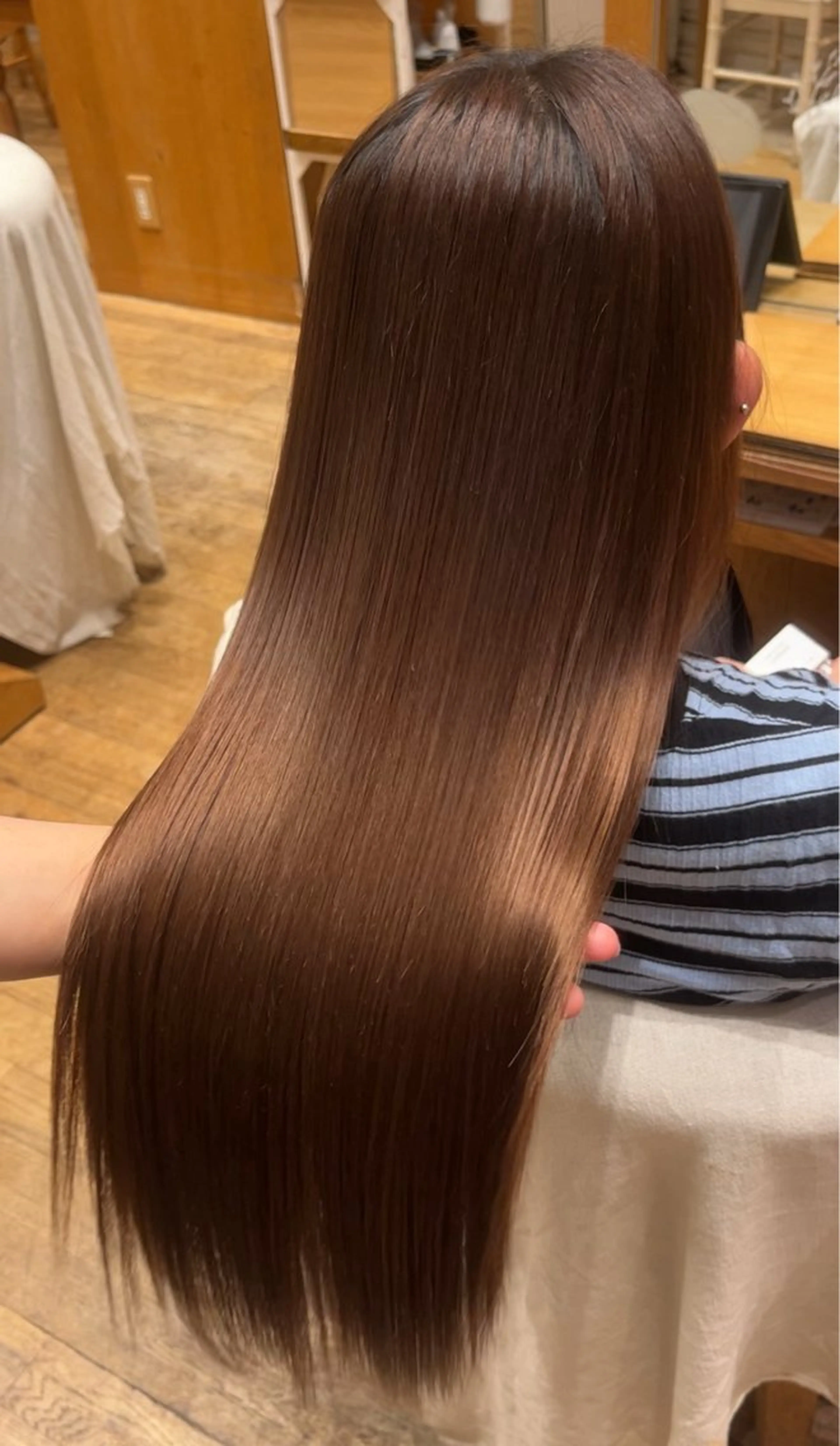 ロング トリートメント カラーモデル募集✨ 嶋 彩芽のヘアスタイル