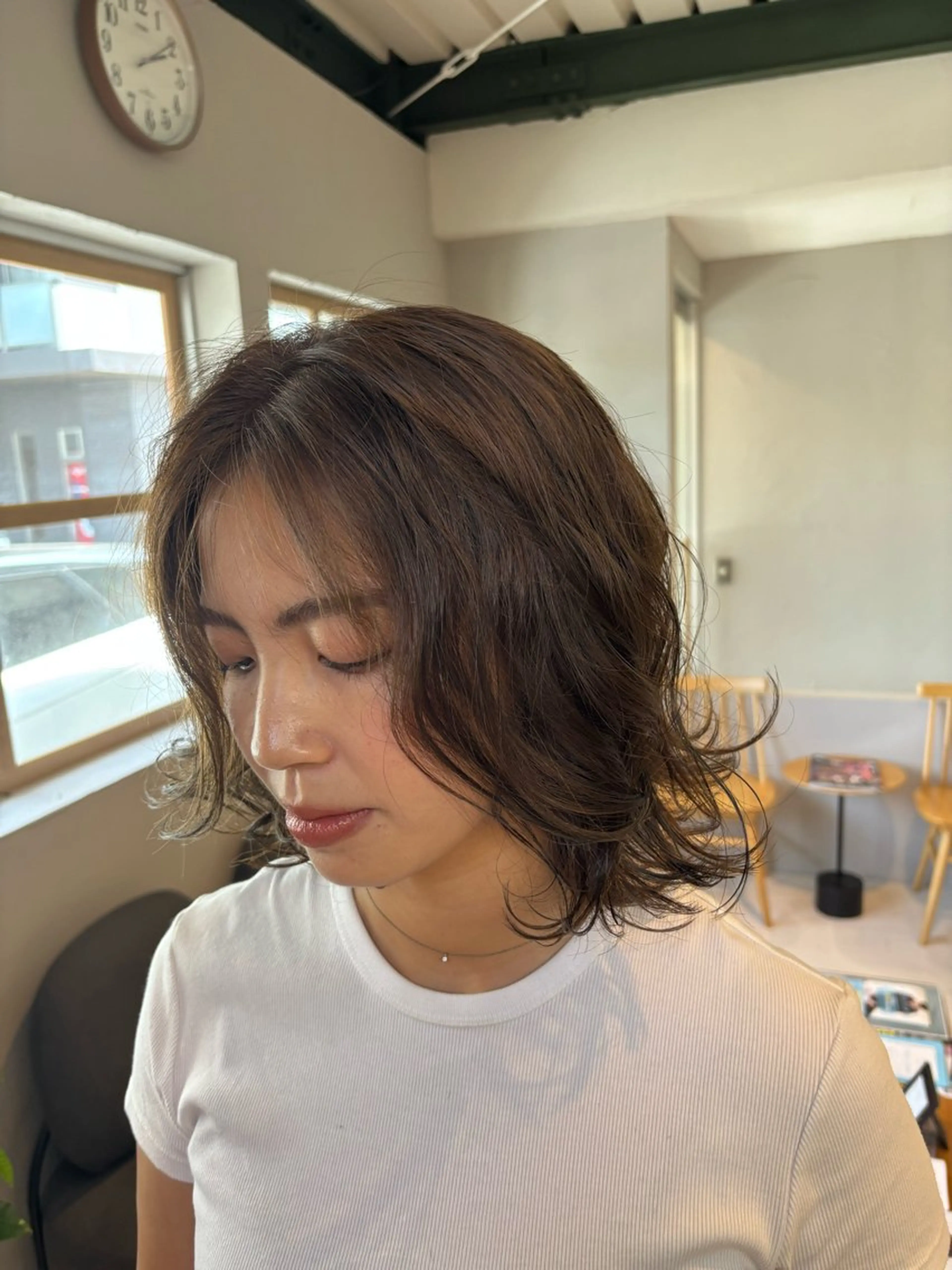 ミディアム パーマ Selva所属・林 晃輔のヘアスタイル