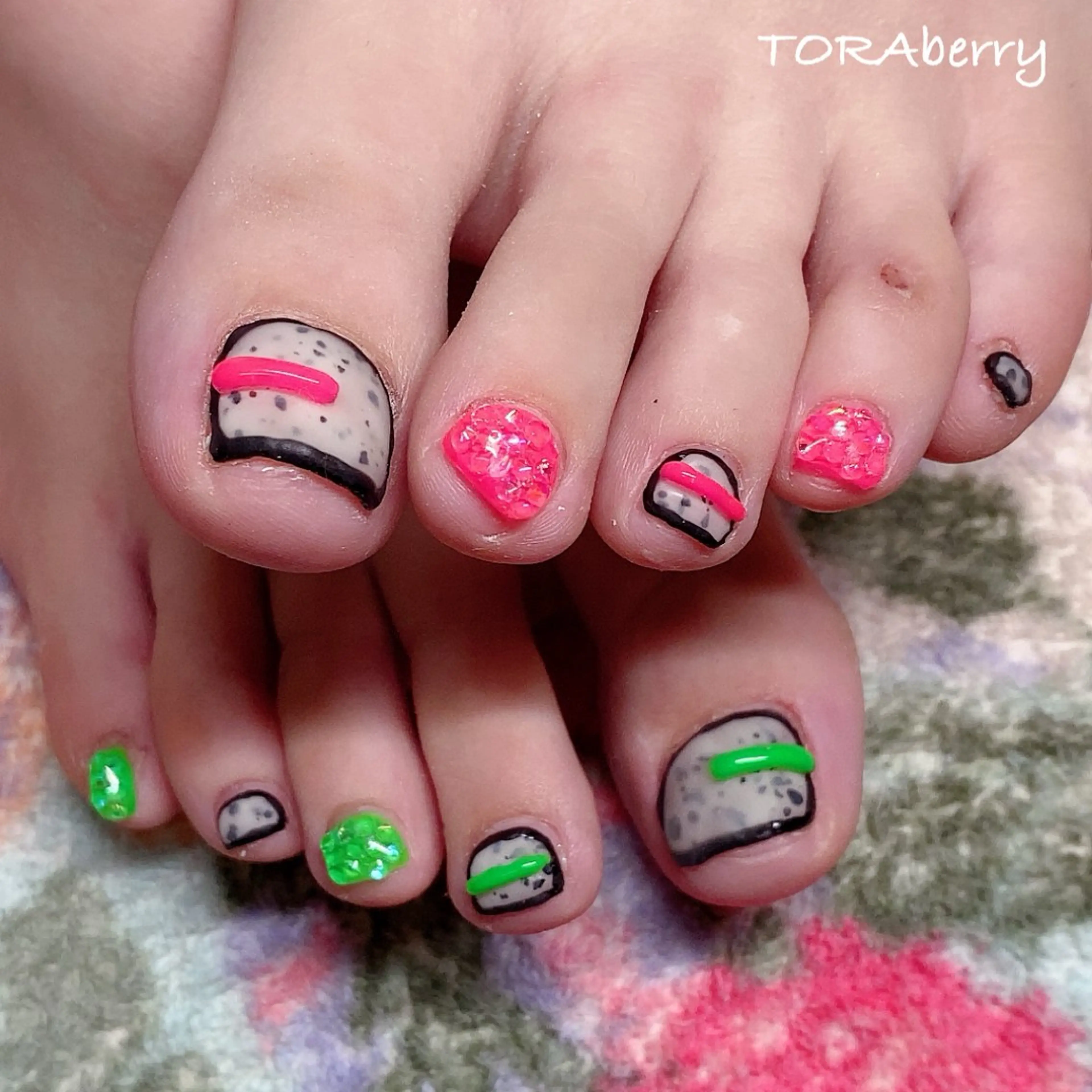 ネイル フットネイル ネイリスト なつみのネイルデザイン