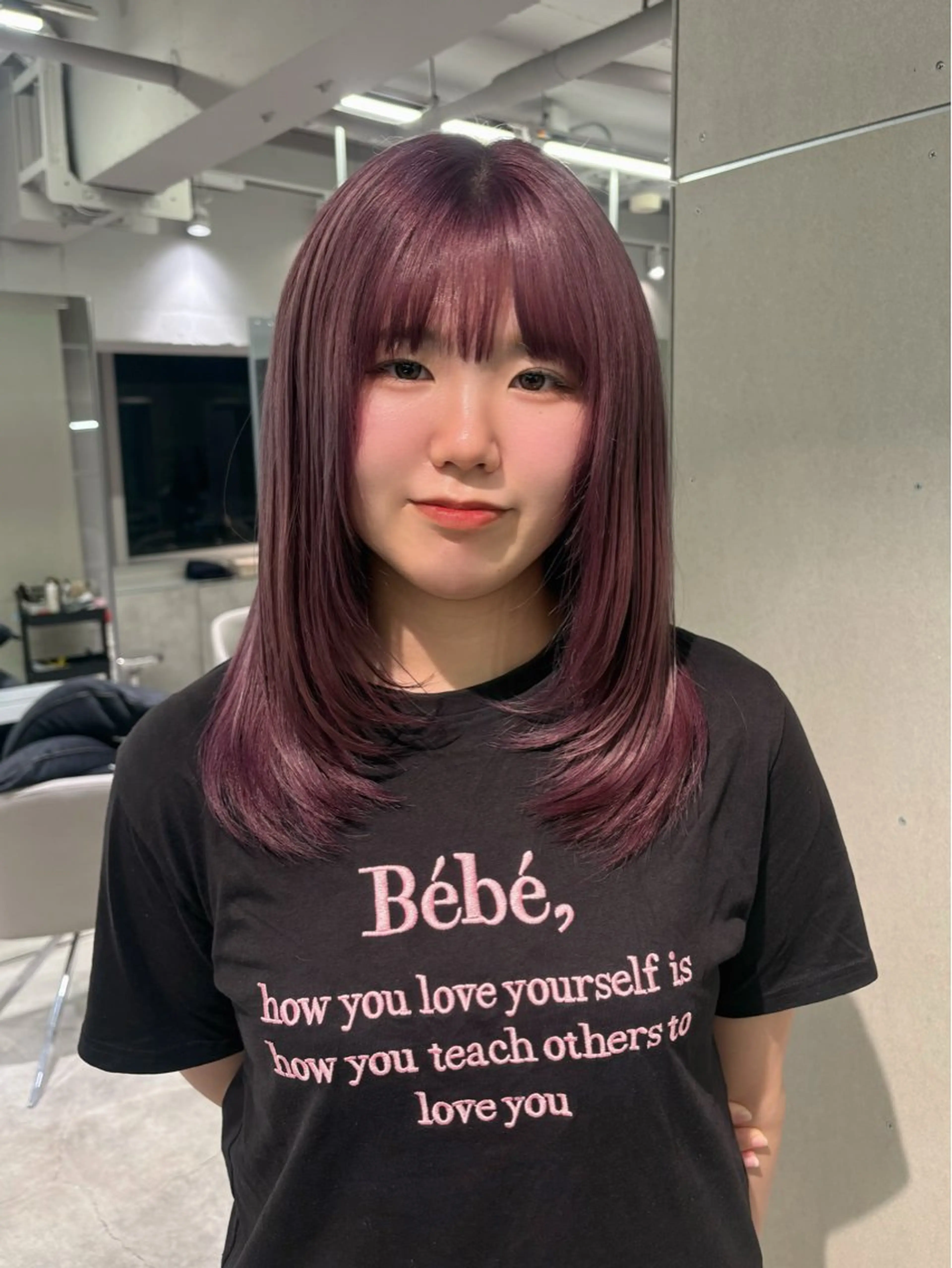 カラー ヘアカラー Harune/うる艶 ハイトーンのヘアスタイル