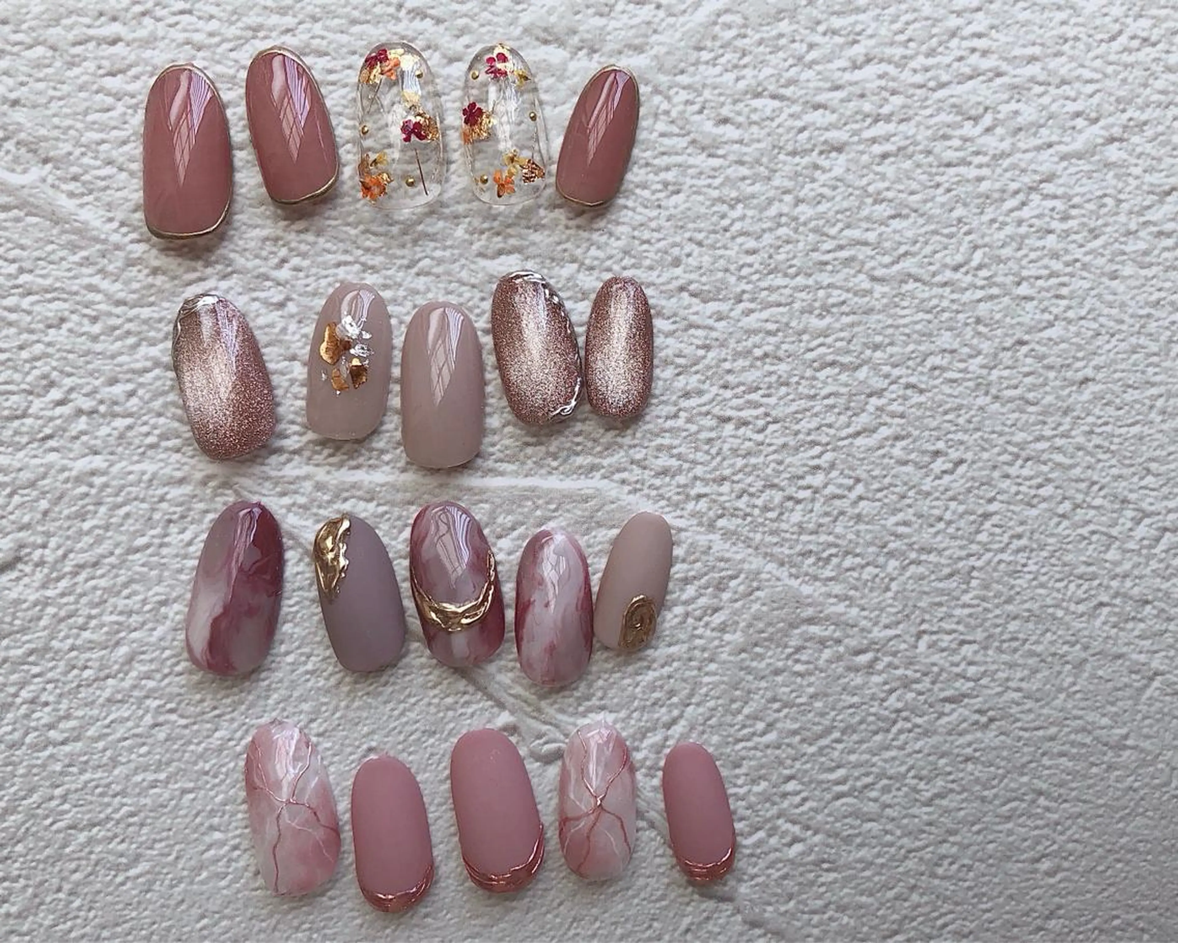 ネイル アートネイル ピンク パープル ハンドネイル nail heron所属・saki_ nail heronのその他イメージ