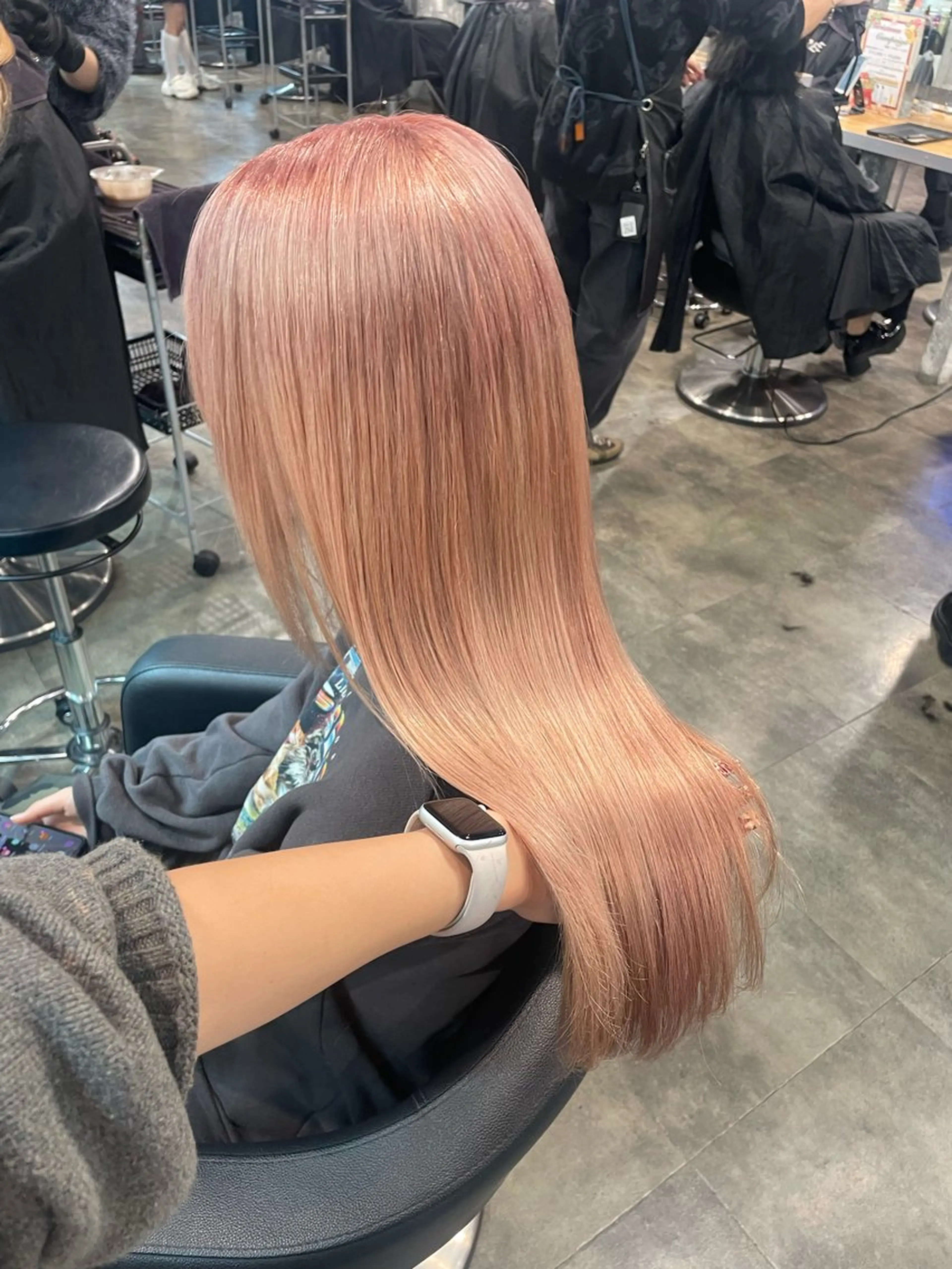 ロング カラー ヘアカラー ハイトーン 横浜💞ミオのヘアスタイル