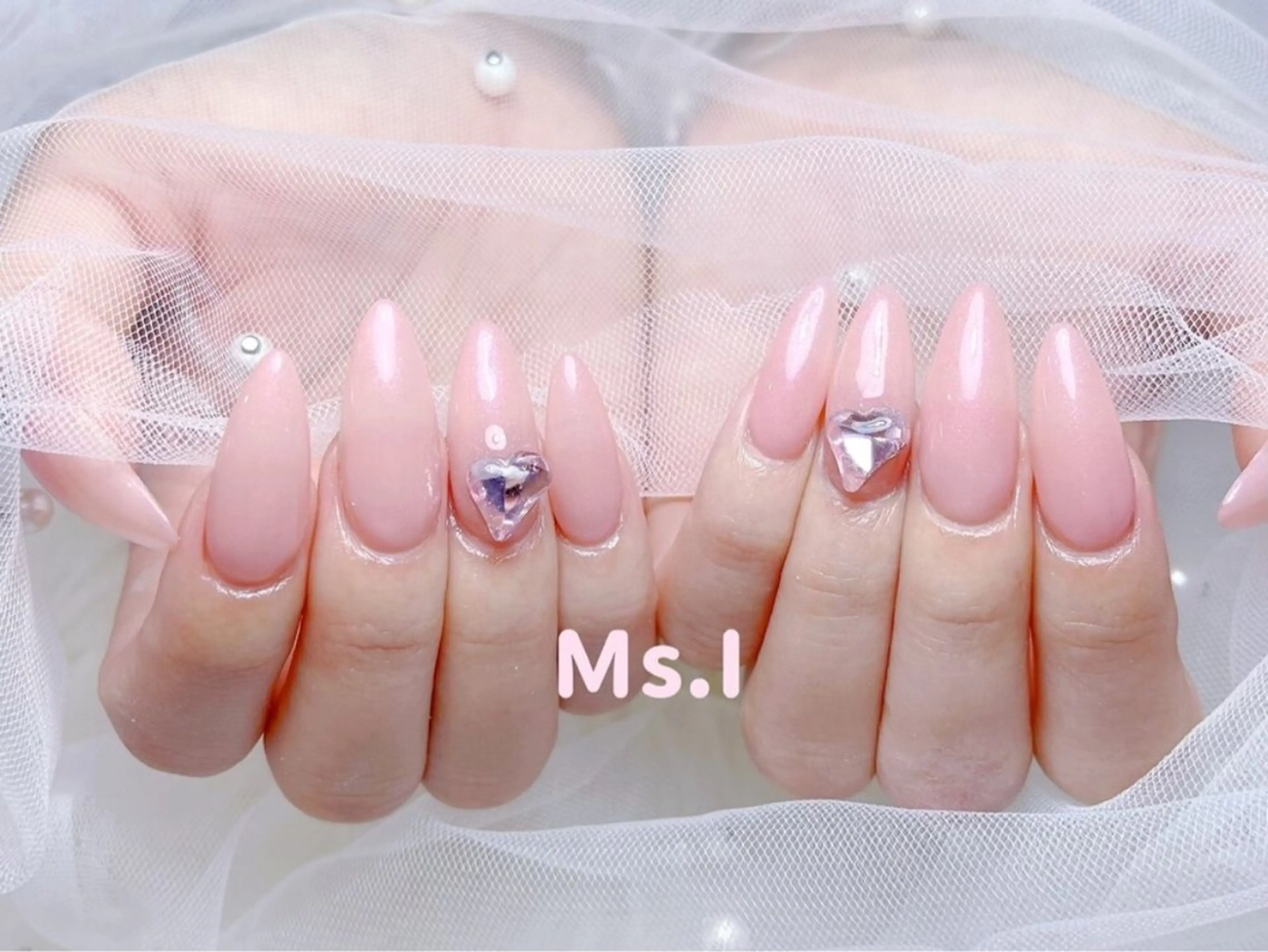 ミディアム クリスマス ハンドネイル Ms.I所属・NA naのネイルデザイン