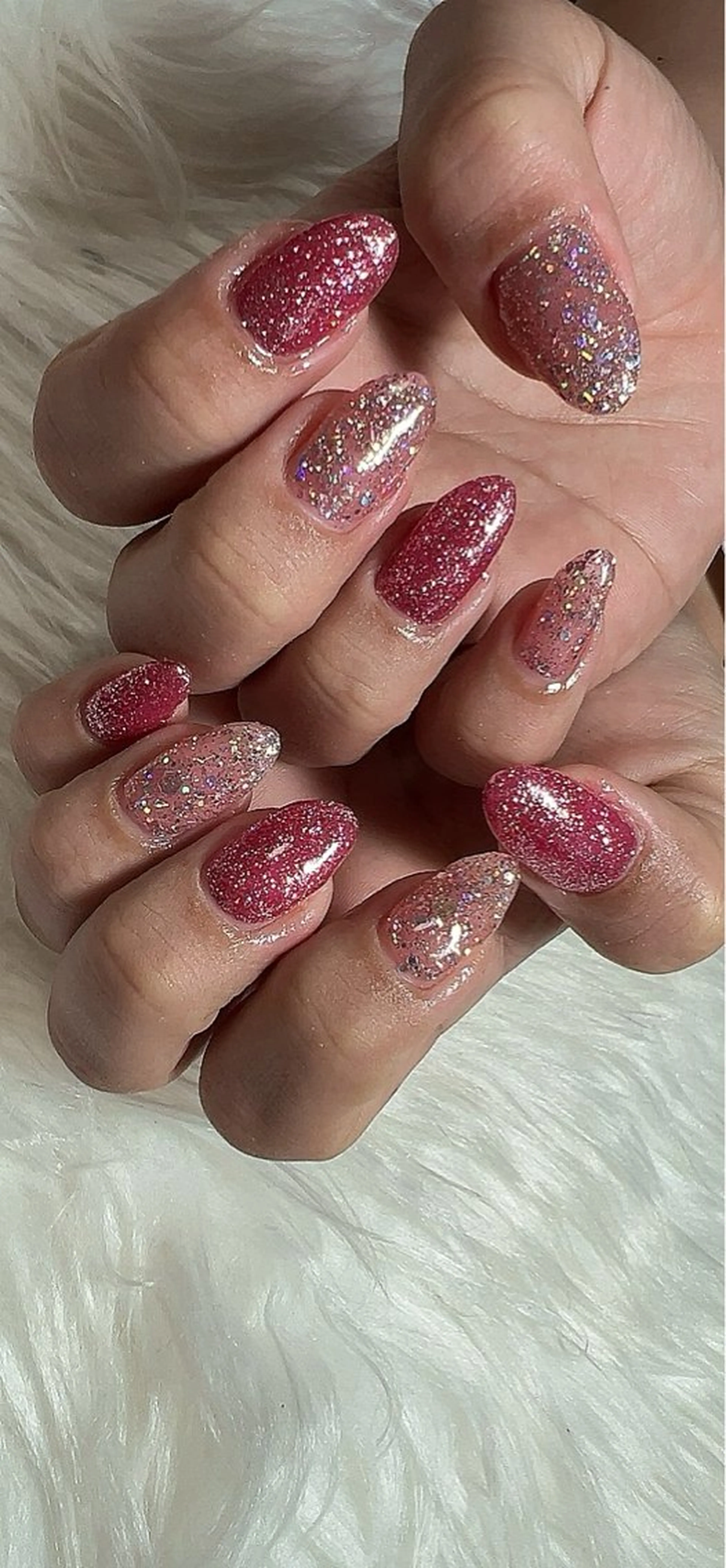 ネイル ピンク ハンドネイル Ruana Nailのネイルデザイン
