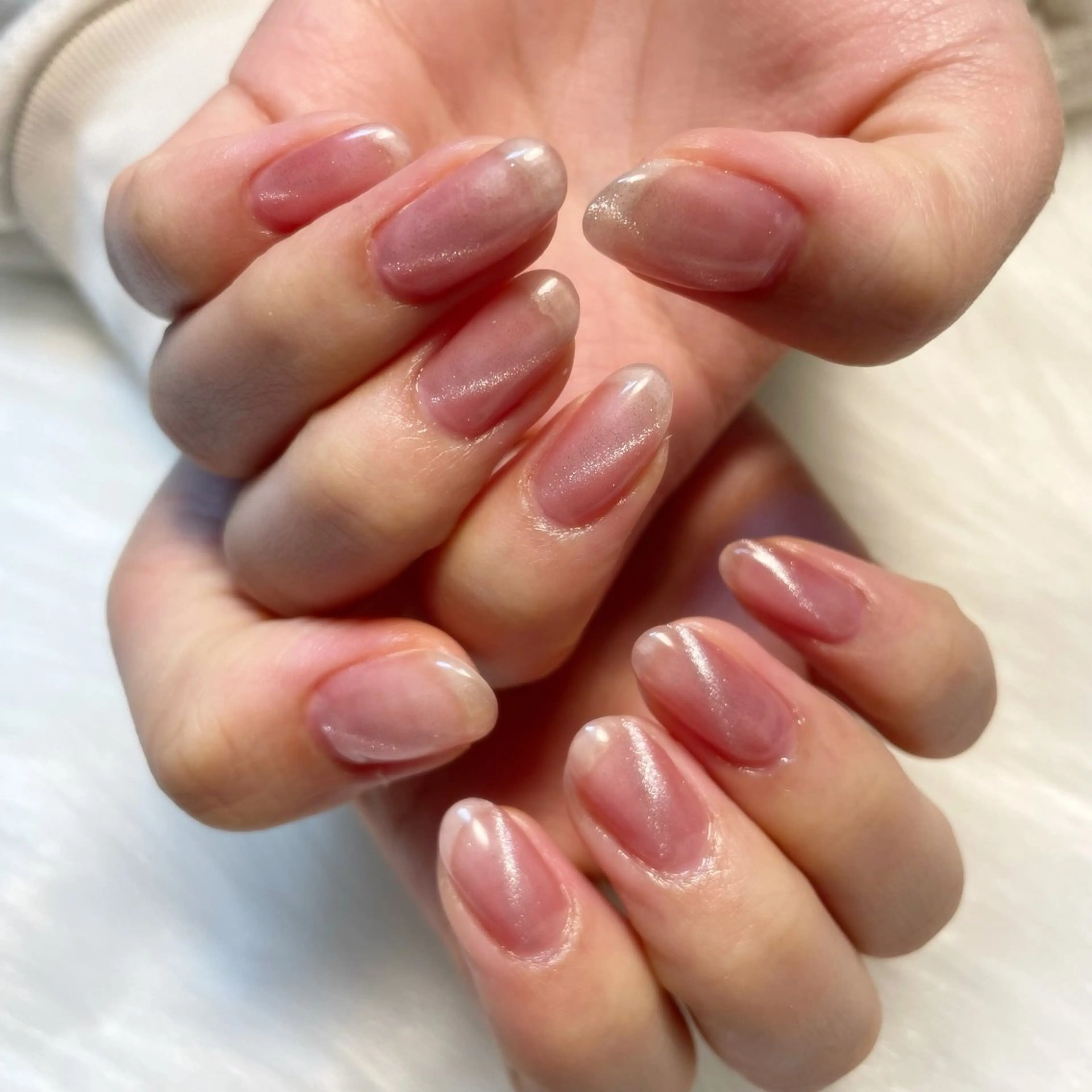 ネイル ハンドネイル ゴテゴテ💙ワンホン リオナのネイルデザイン