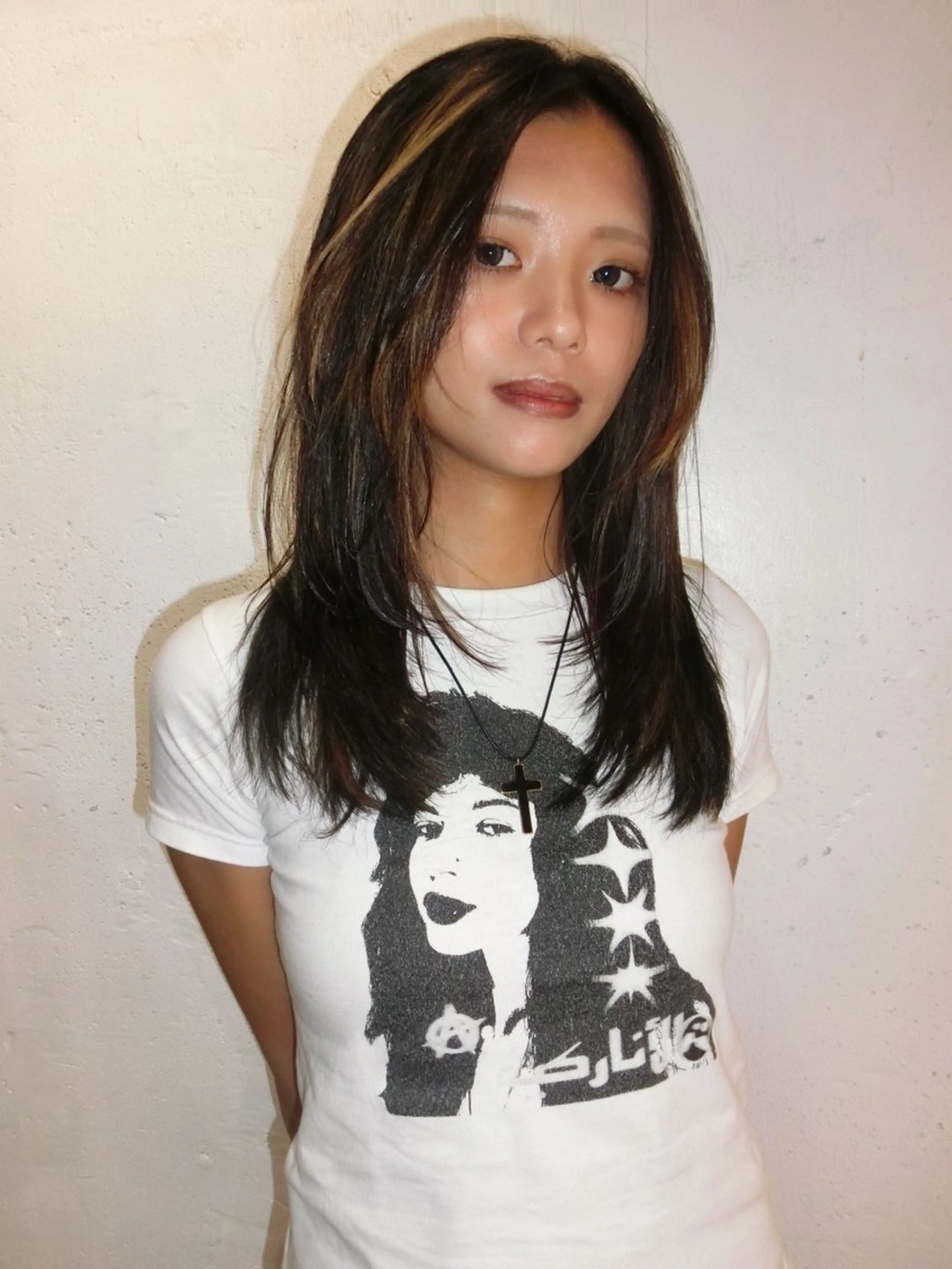 セミロング カラー ハイライトカラー ハイライト レイヤーカット 🪐カットモデル 募集中🪐ナオキのヘアスタイル