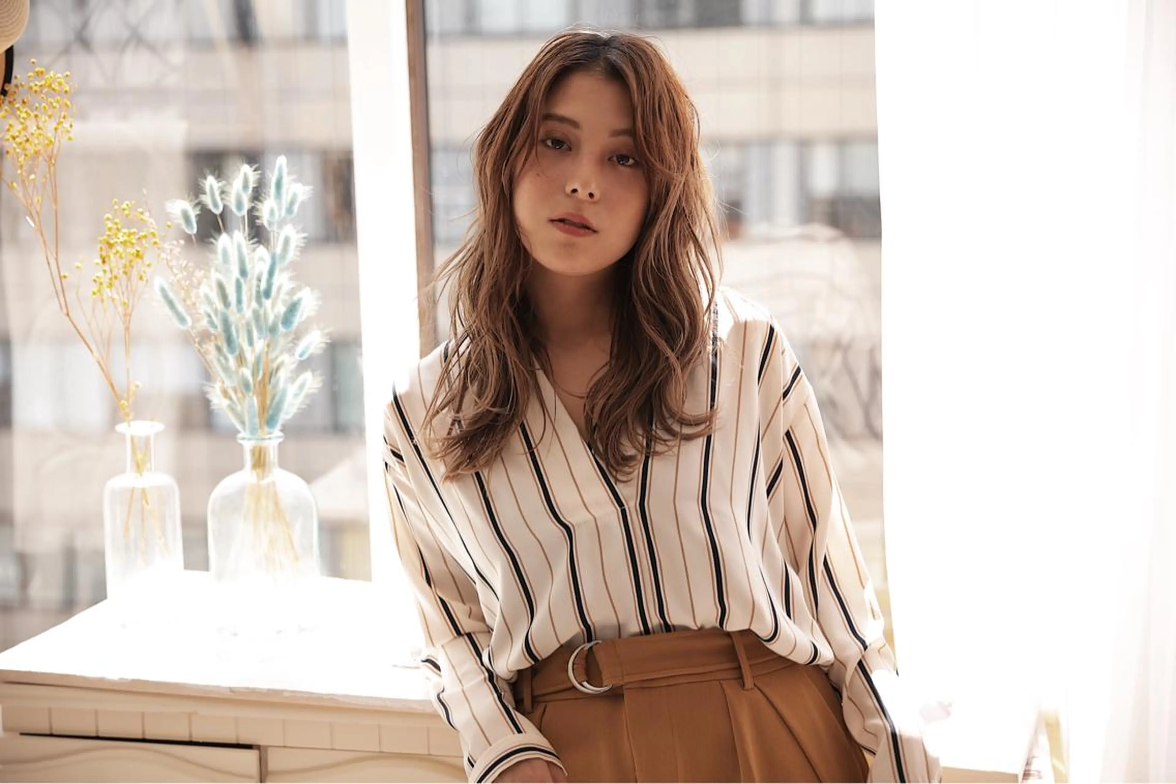 ロング 🎗️comoda 神戸三宮 髪質改善のヘアスタイル