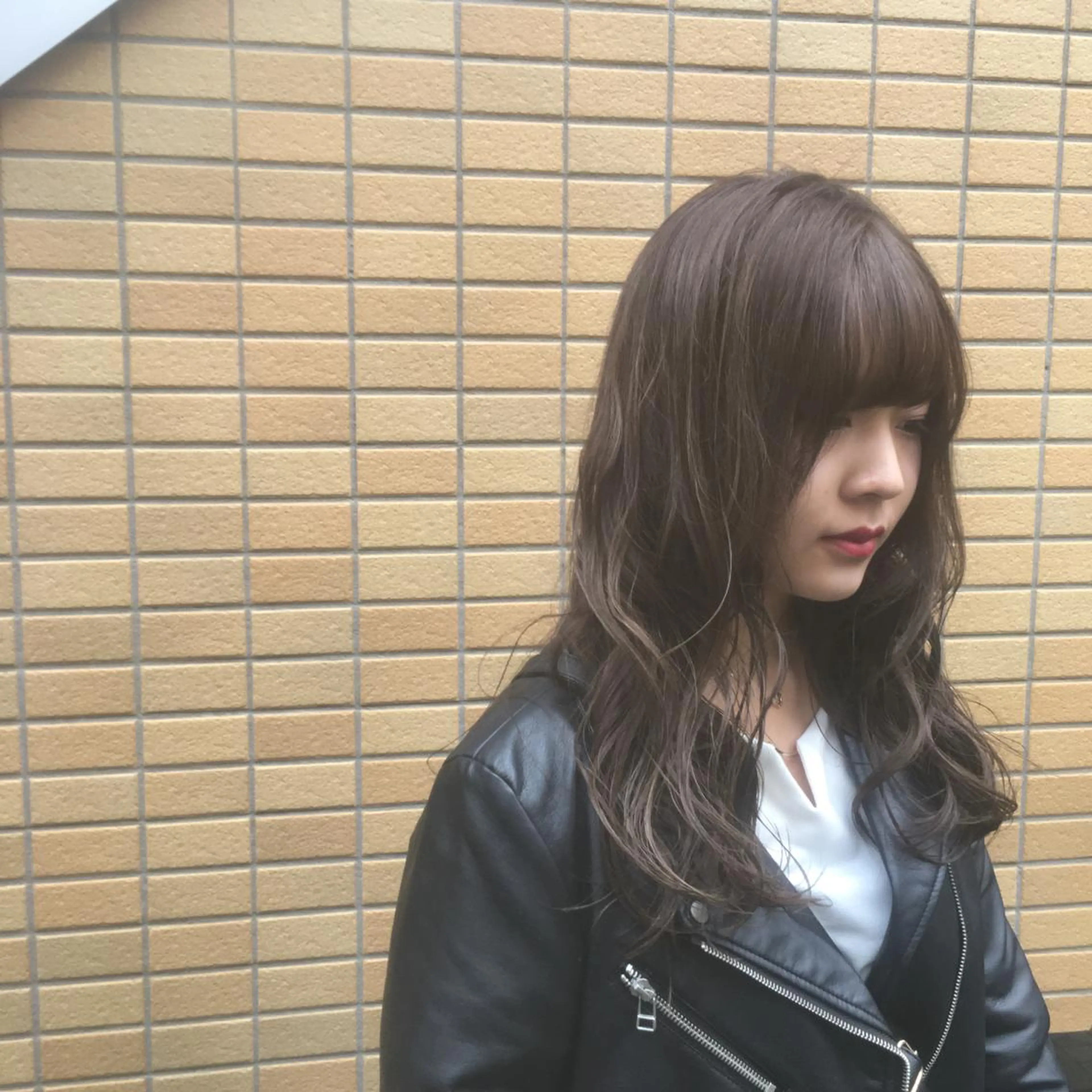 ロング カラー カット ヘアカラー トリートメント しのはら まどかのヘアスタイル