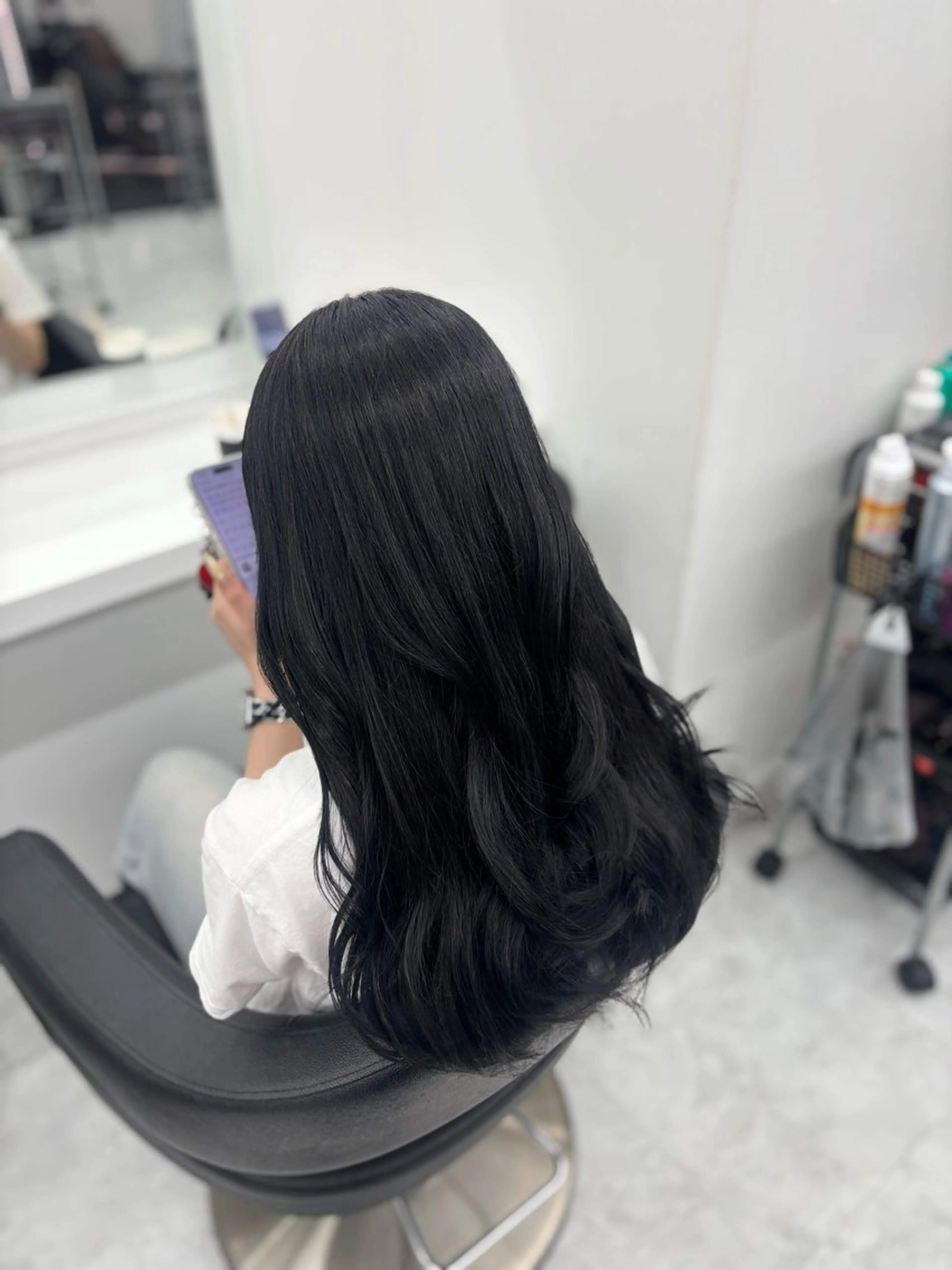 ロング カラー ヘアカラー 🤍レイヤー/顔周り 暖色hirari🤍のヘアスタイル