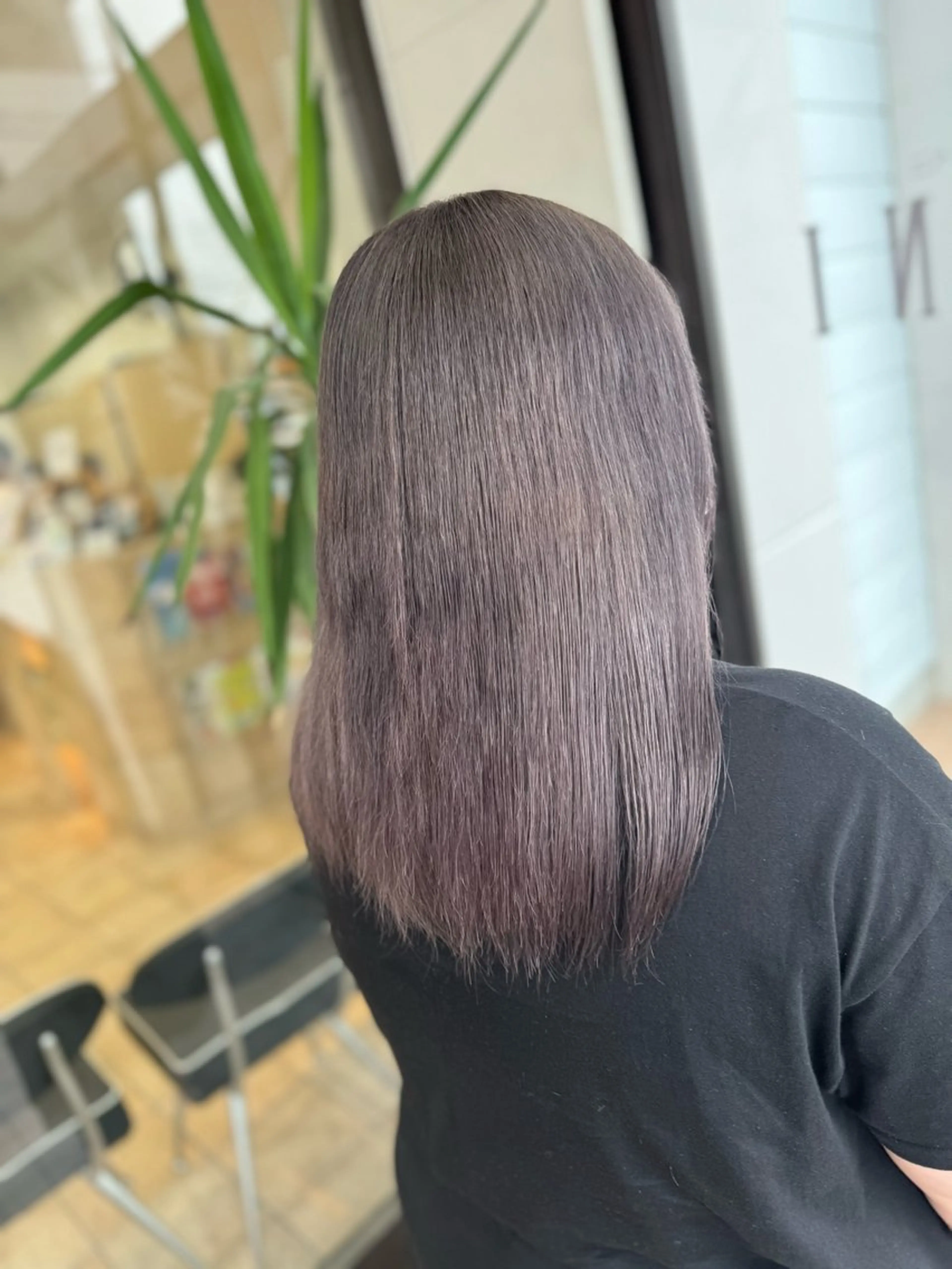 ミディアム カット ヘアカラー トリートメント 🇰🇷韓国風顔周り NANAMI🇰🇷のヘアスタイル