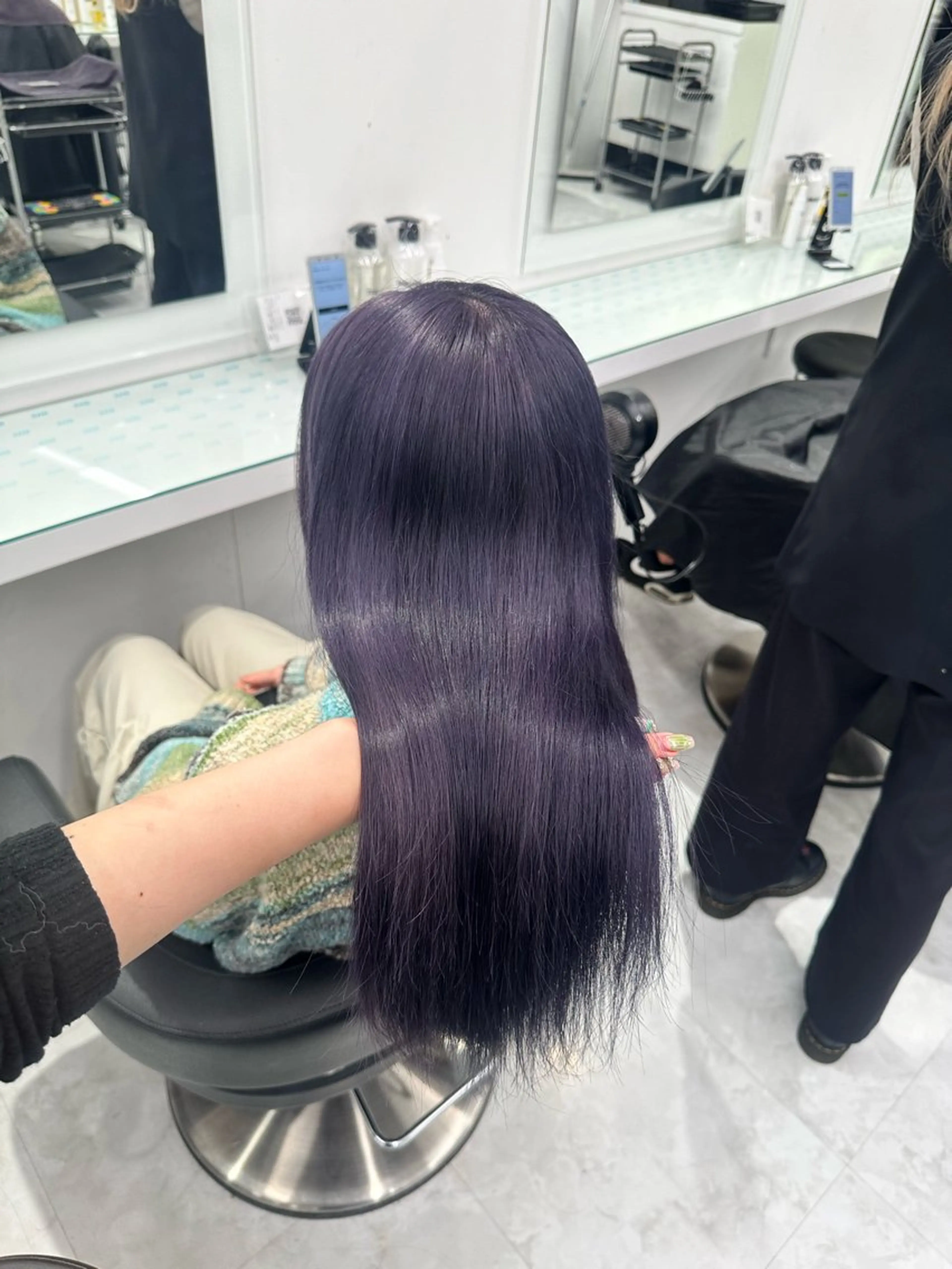 カラー マンツーマン/原宿/ 透明感カラー⭐️のヘアスタイル