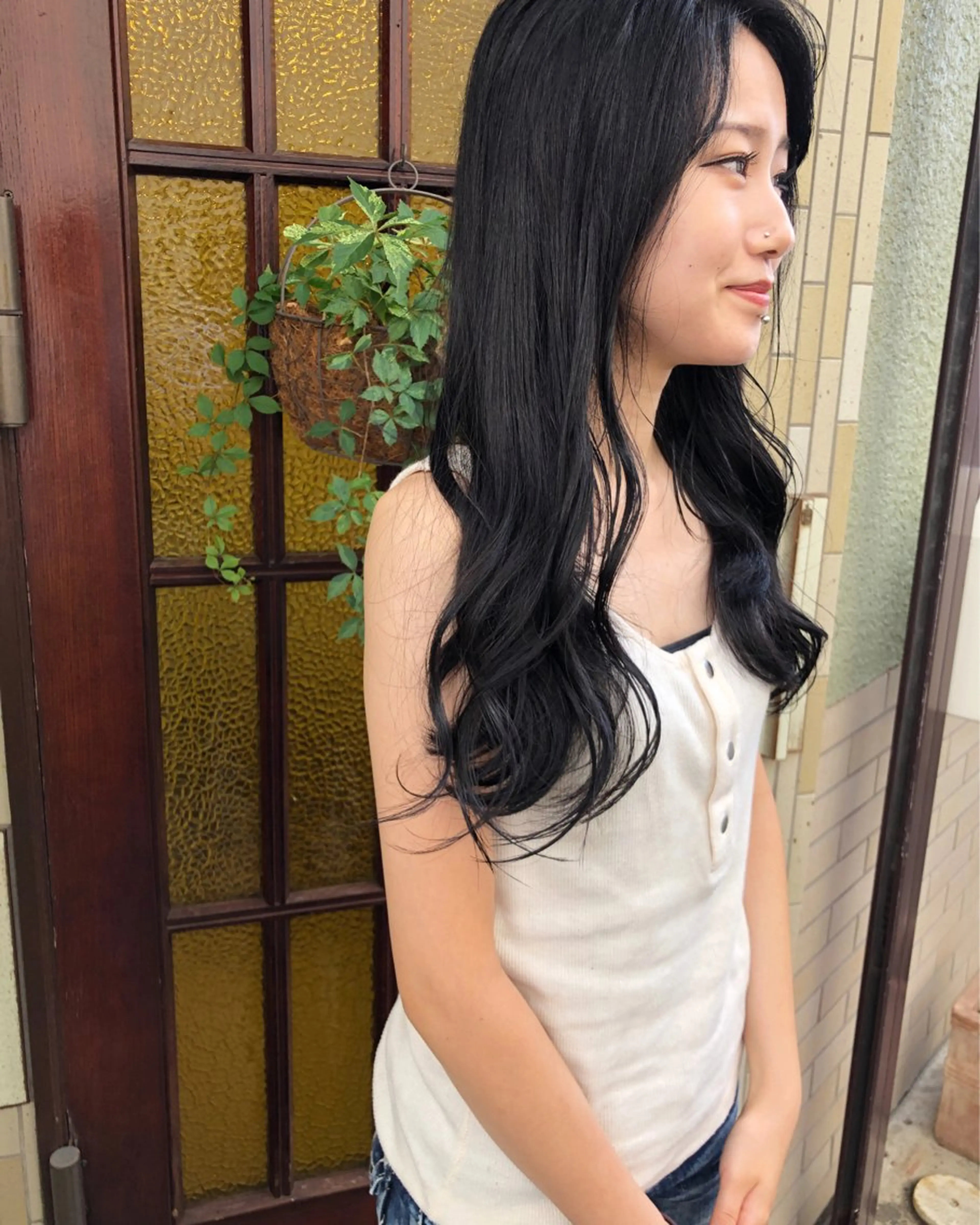 ロング カラー 髪の悩みを解決！ 那須達敦のヘアスタイル