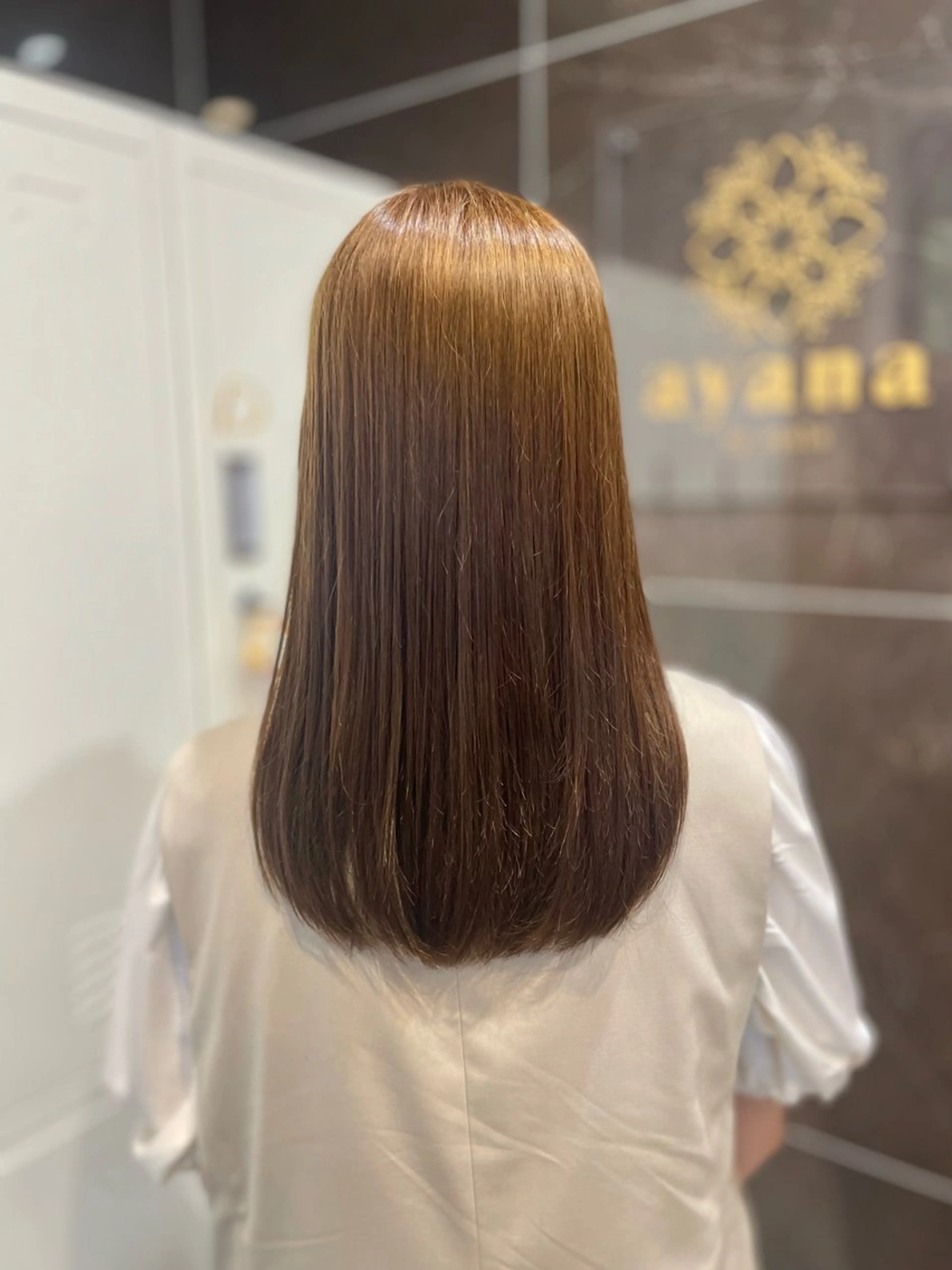 カラー ブリーチ ブラウンカラー ダブルカラー ブリーチなしカラー MICHIRU 🐈‍⬛💞のヘアスタイル