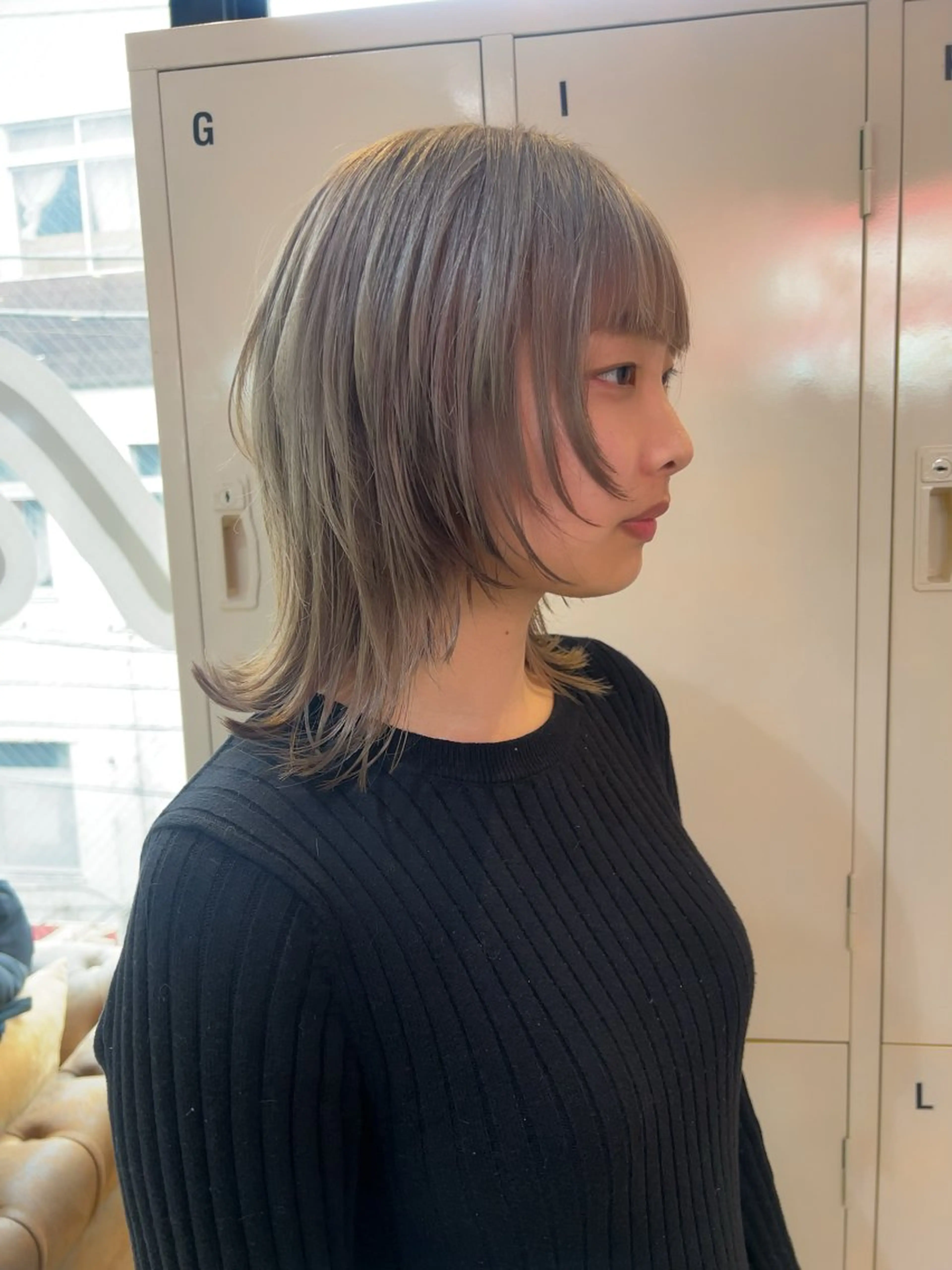 ミディアム カット 💥ウルフカット デザインあんな💥のヘアスタイル