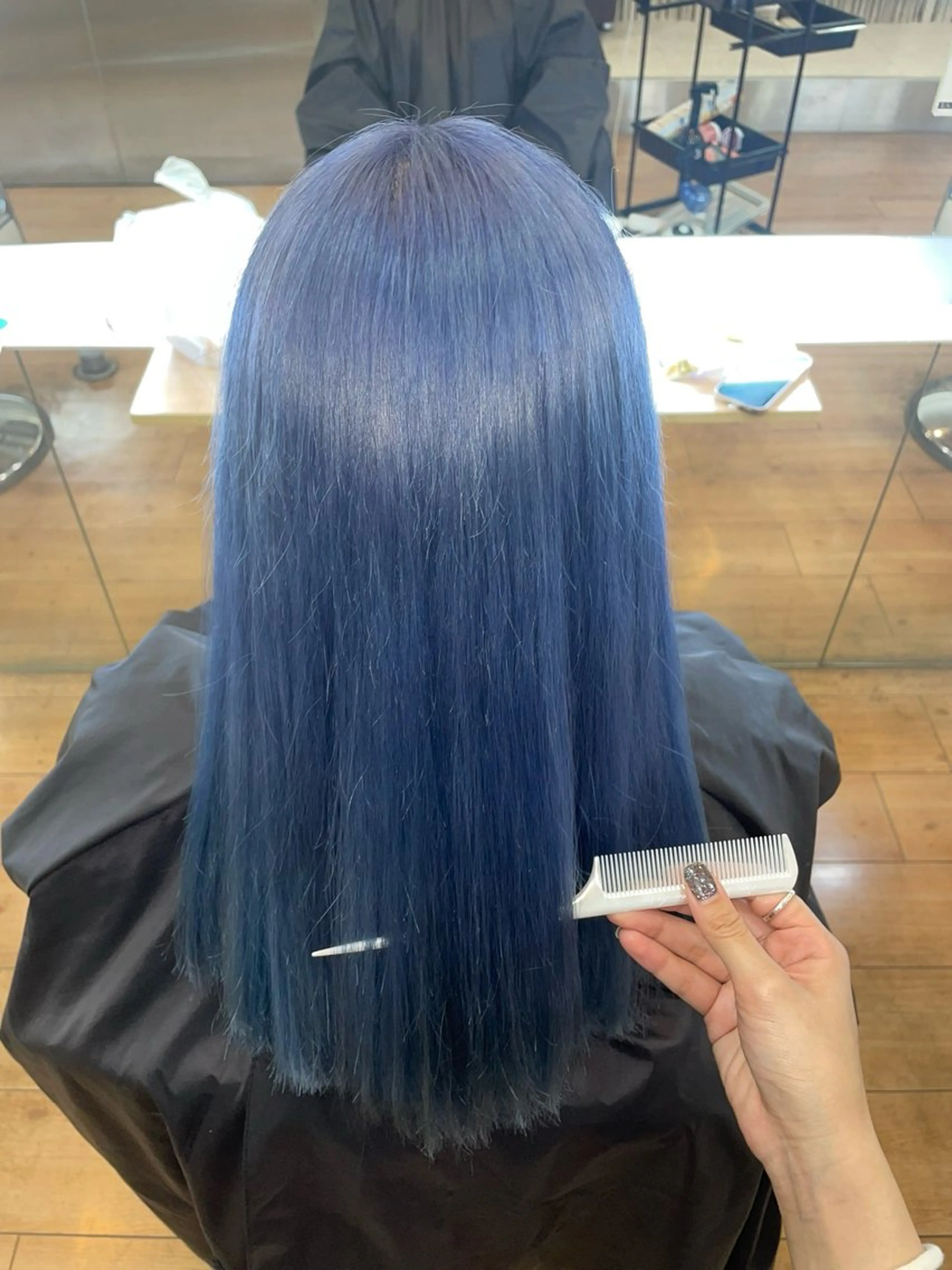 カラー ダブルカラー モデル様募集🩶 代々木✧︎*。なみのヘアスタイル