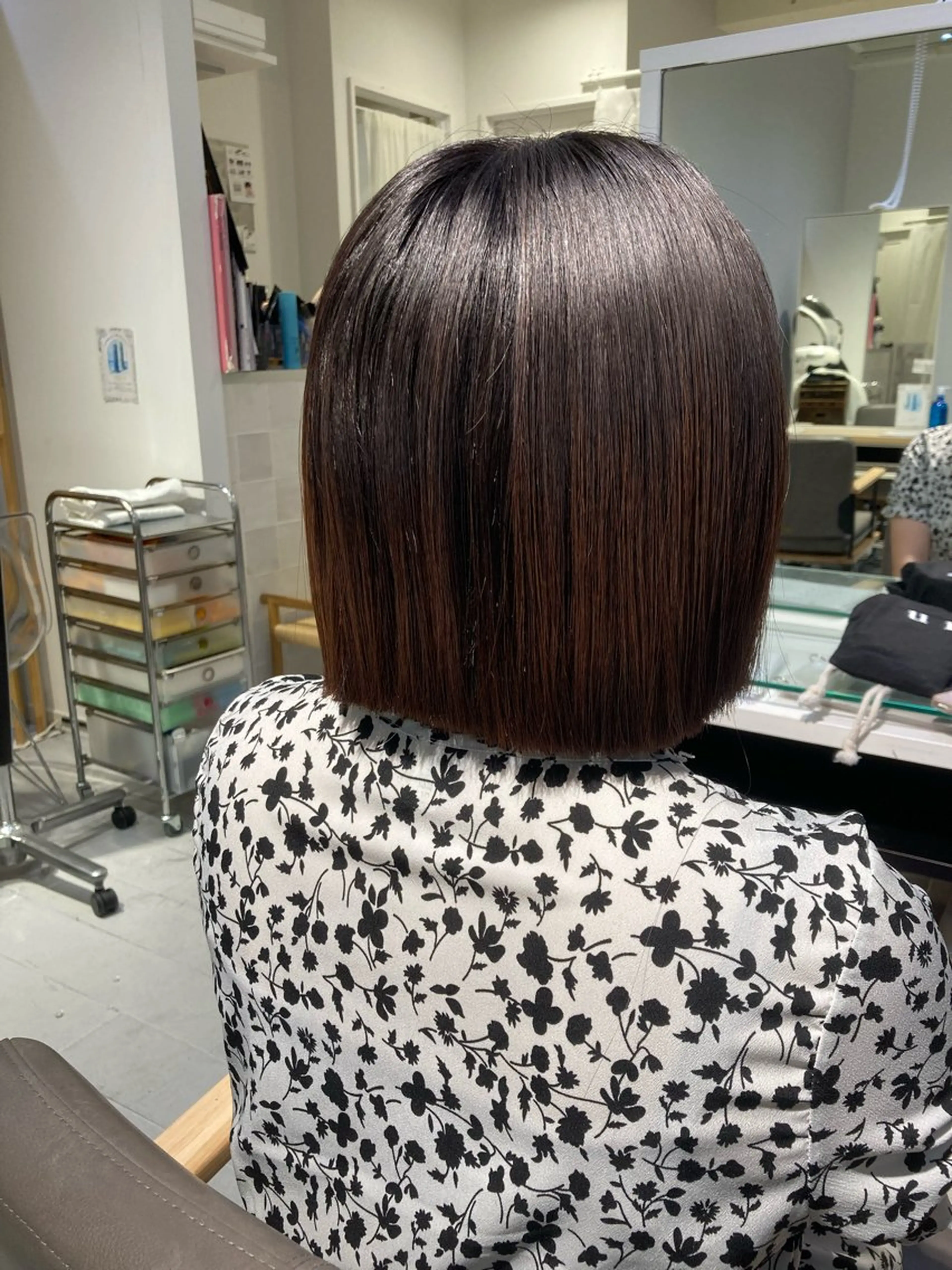 ミディアム ボブ カット ショートカット 💎ゆうき💎のヘアスタイル