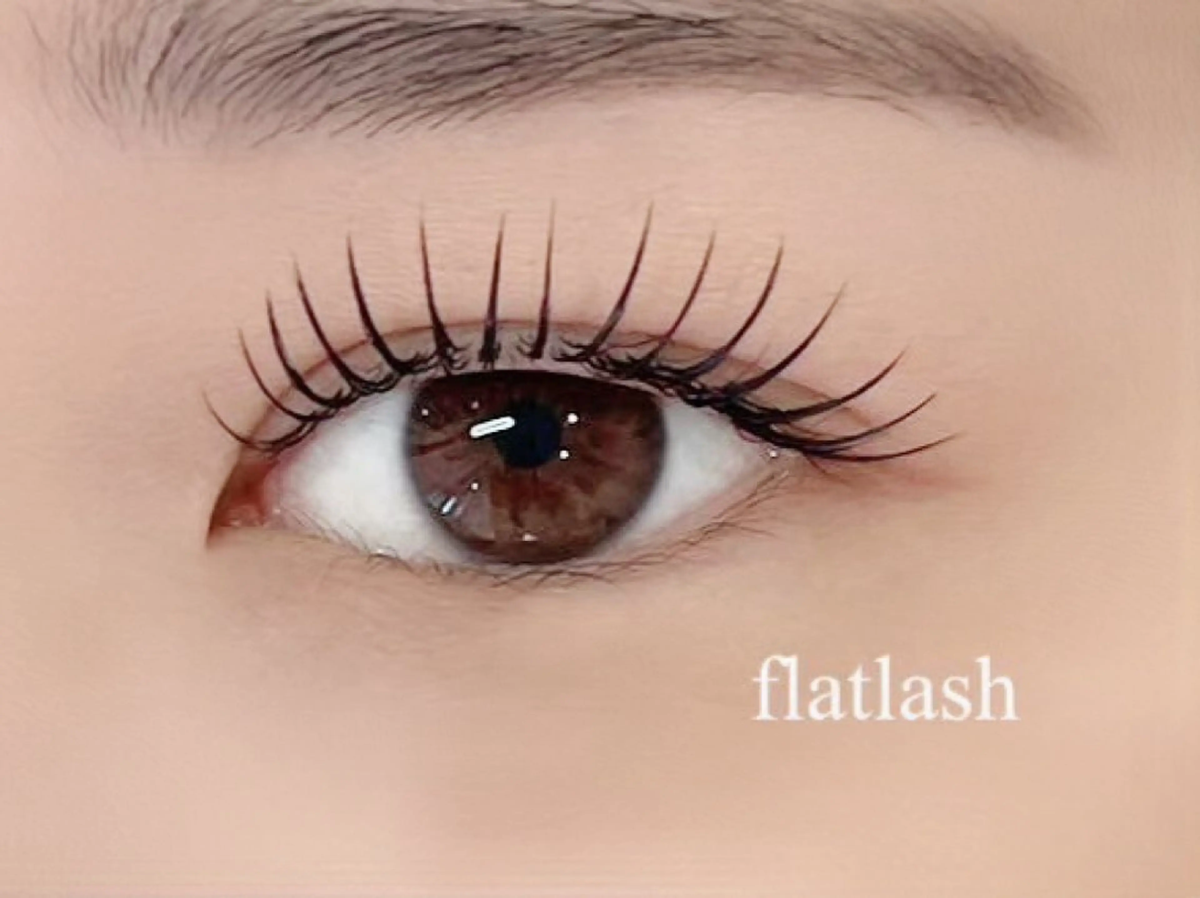 ☆12月限定☆【高維持☆LEDエクステ】フラットラッシュ100本の写真