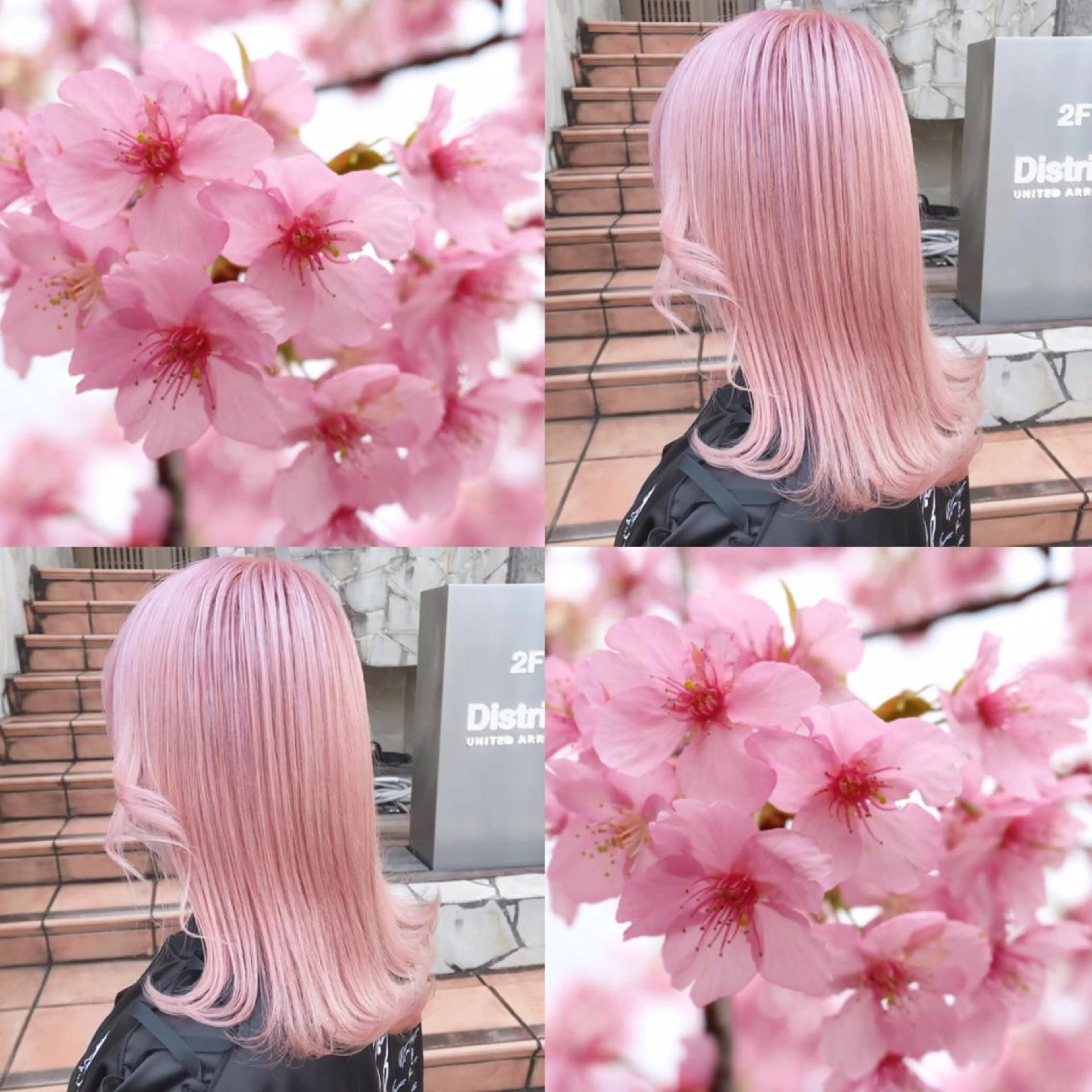 ロング カラー シールエクステ アクアカラー ブリーチ ケアブリーチ ダブルカラー 似合わせパーマ🔥 渡邉愛斗のヘアスタイル