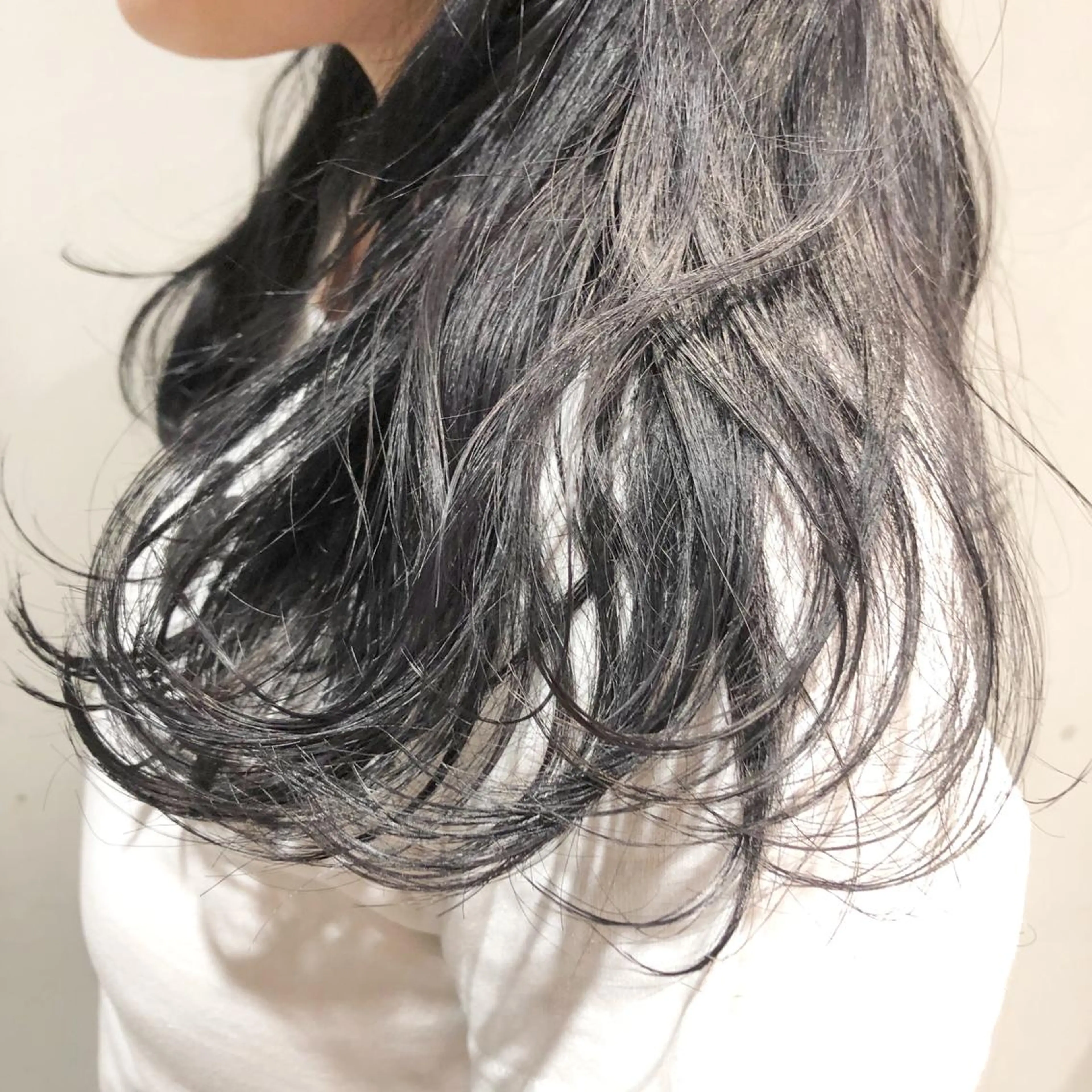 ミディアム カラー 圧倒的透明感カラー nana🦕のヘアスタイル