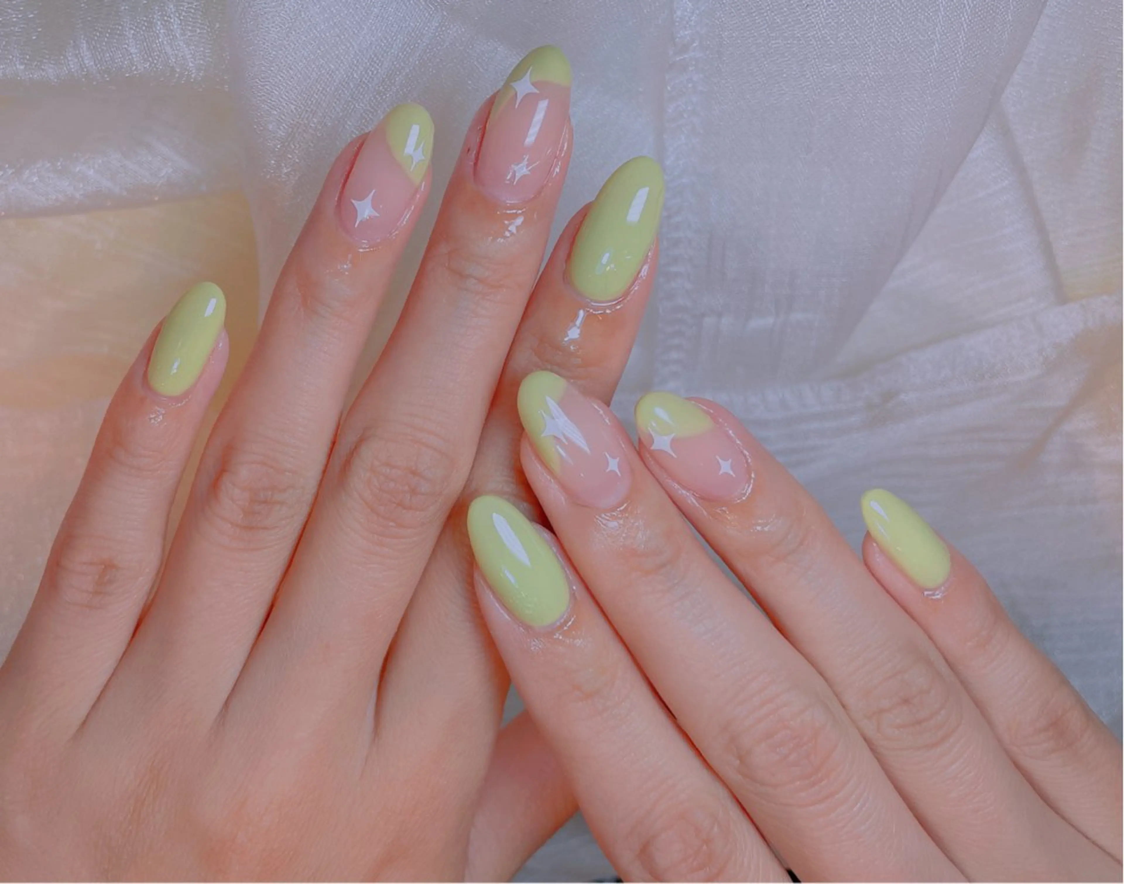 ネイル 韓国ネイル シンプルネイル ワンホンネイル 恵比寿 The Nailのネイルデザイン