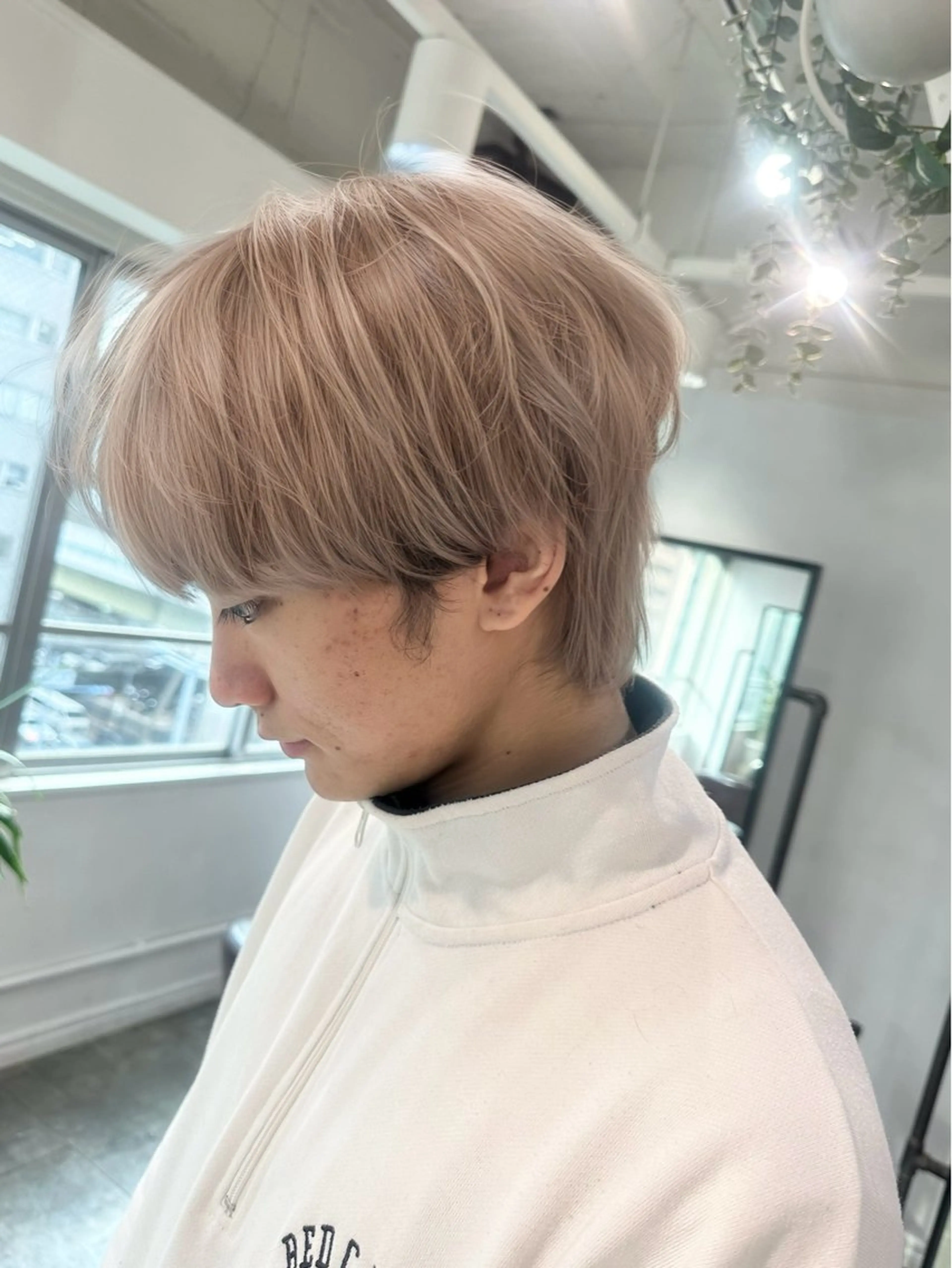 ショート カラー メンズ 【バレイヤージュ】 kentoのヘアスタイル