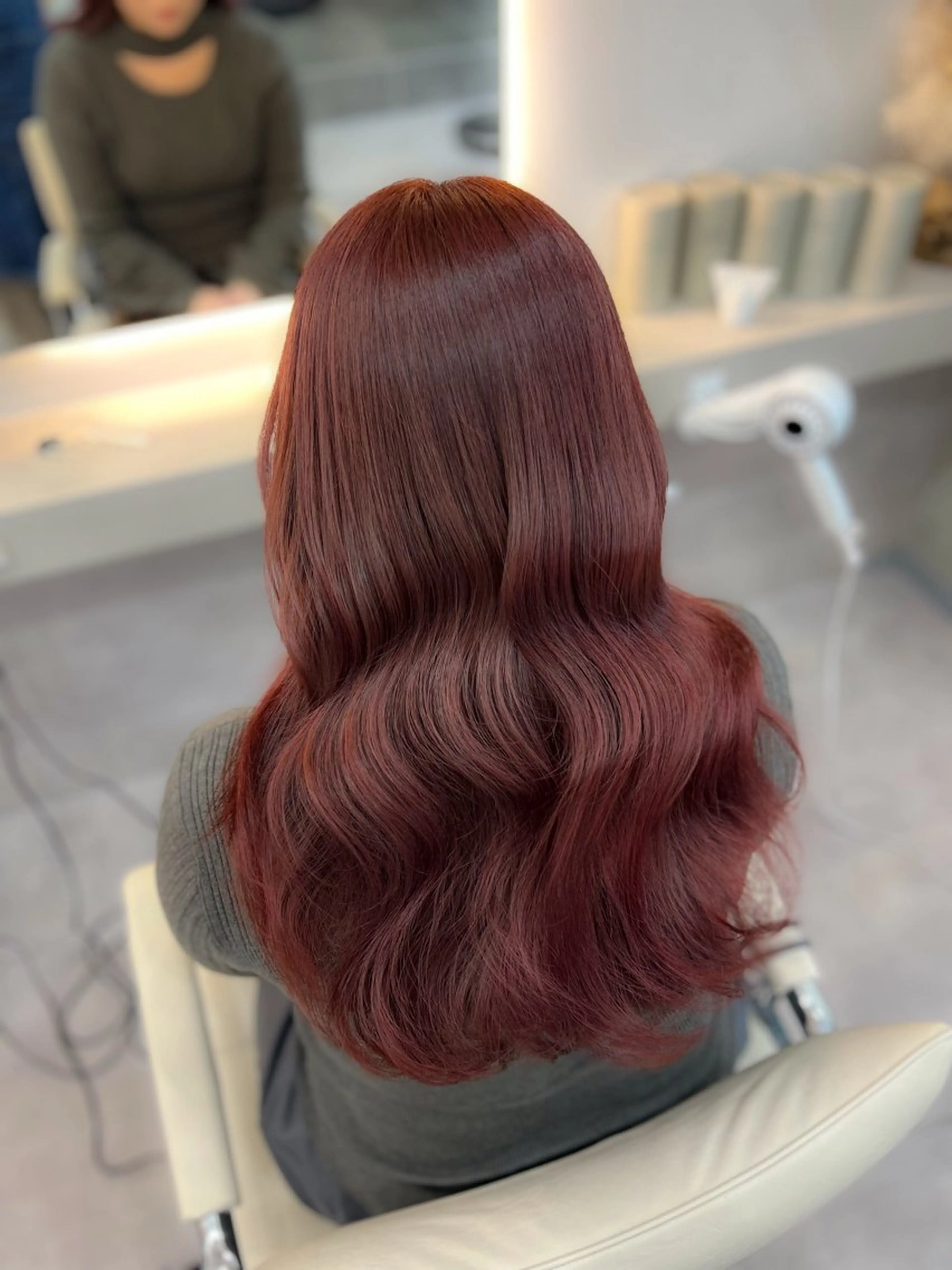 ロング ヘアカラー トリートメント 髪質改善ｶﾗｰ🥣 ayaka🤎のヘアスタイル