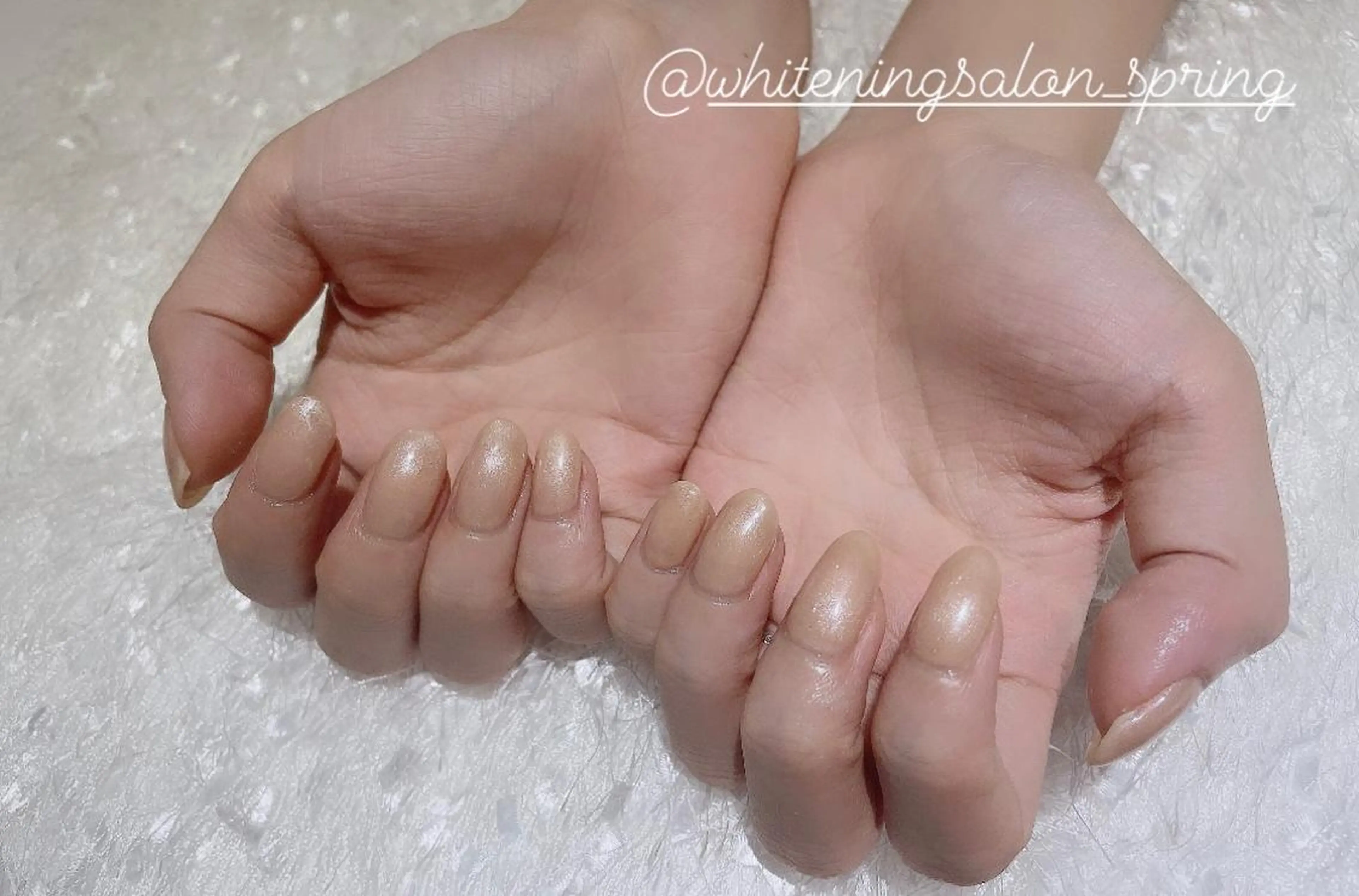 ネイル ワンカラーネイル ピンク ピンクベージュ Nakao Hitomiのネイルデザイン