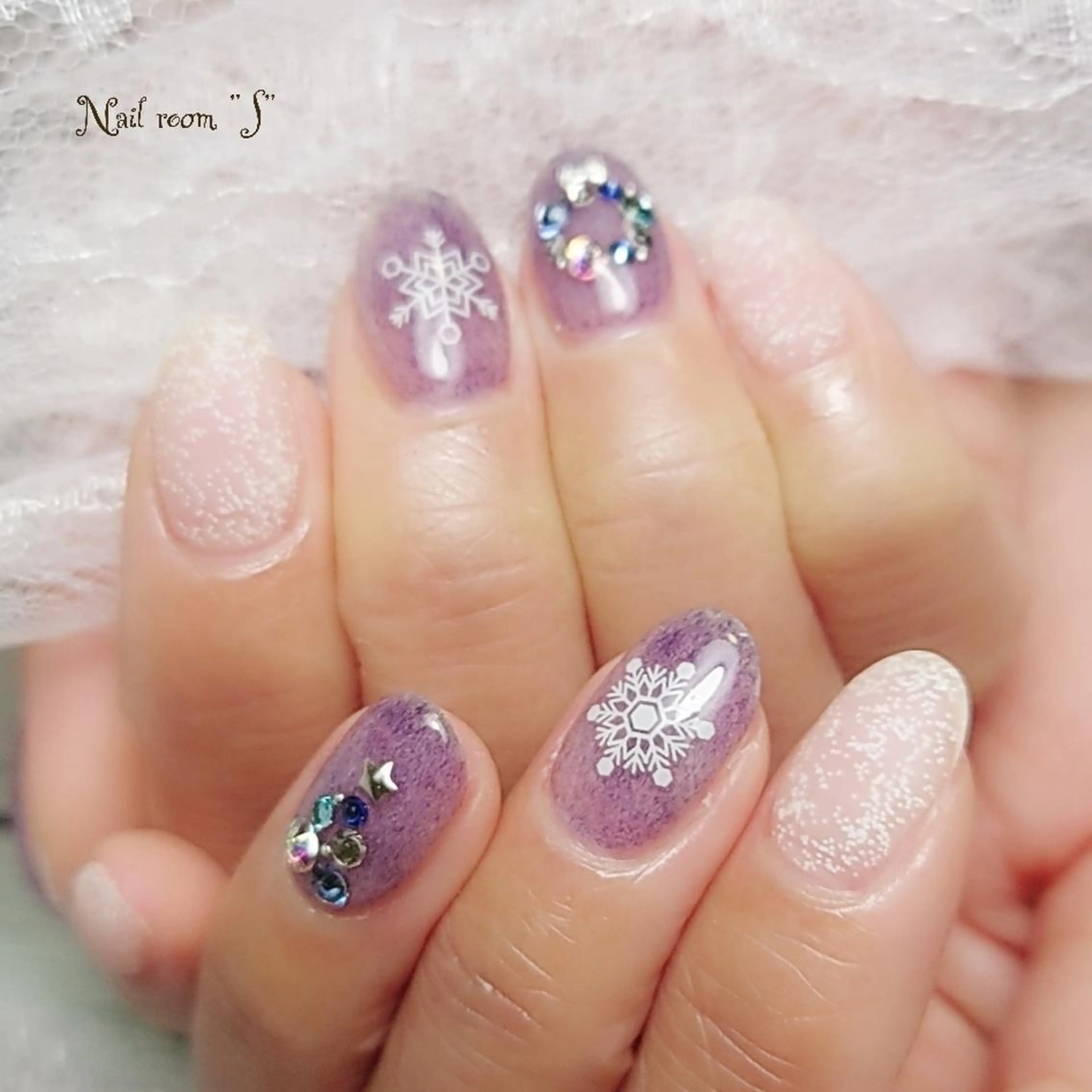 ネイル 冬ネイル クリスマス Nail room  "S"  SAKAIのネイルデザイン