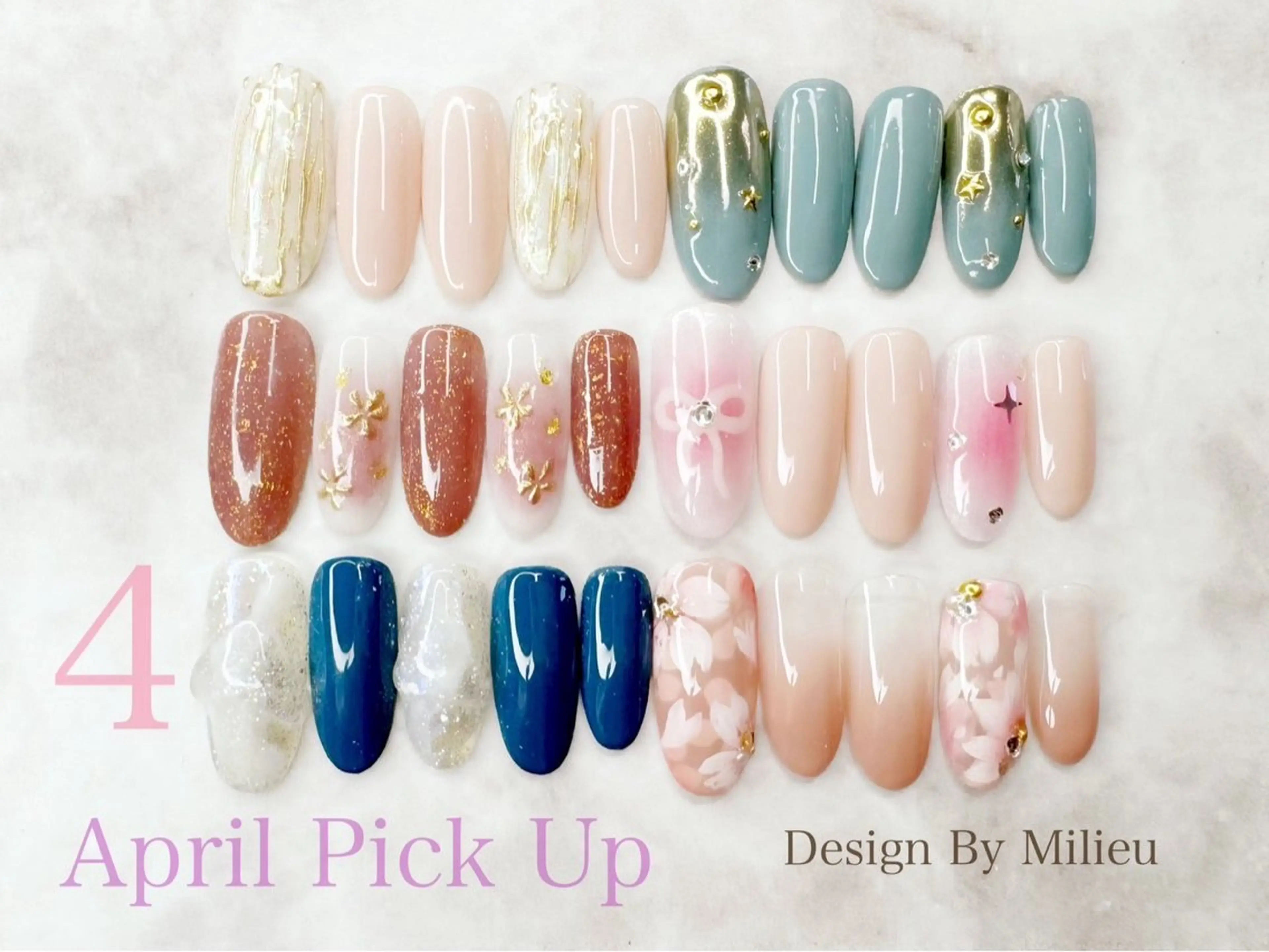 ネイル ハンドネイル 松永 稚奈のネイルデザイン