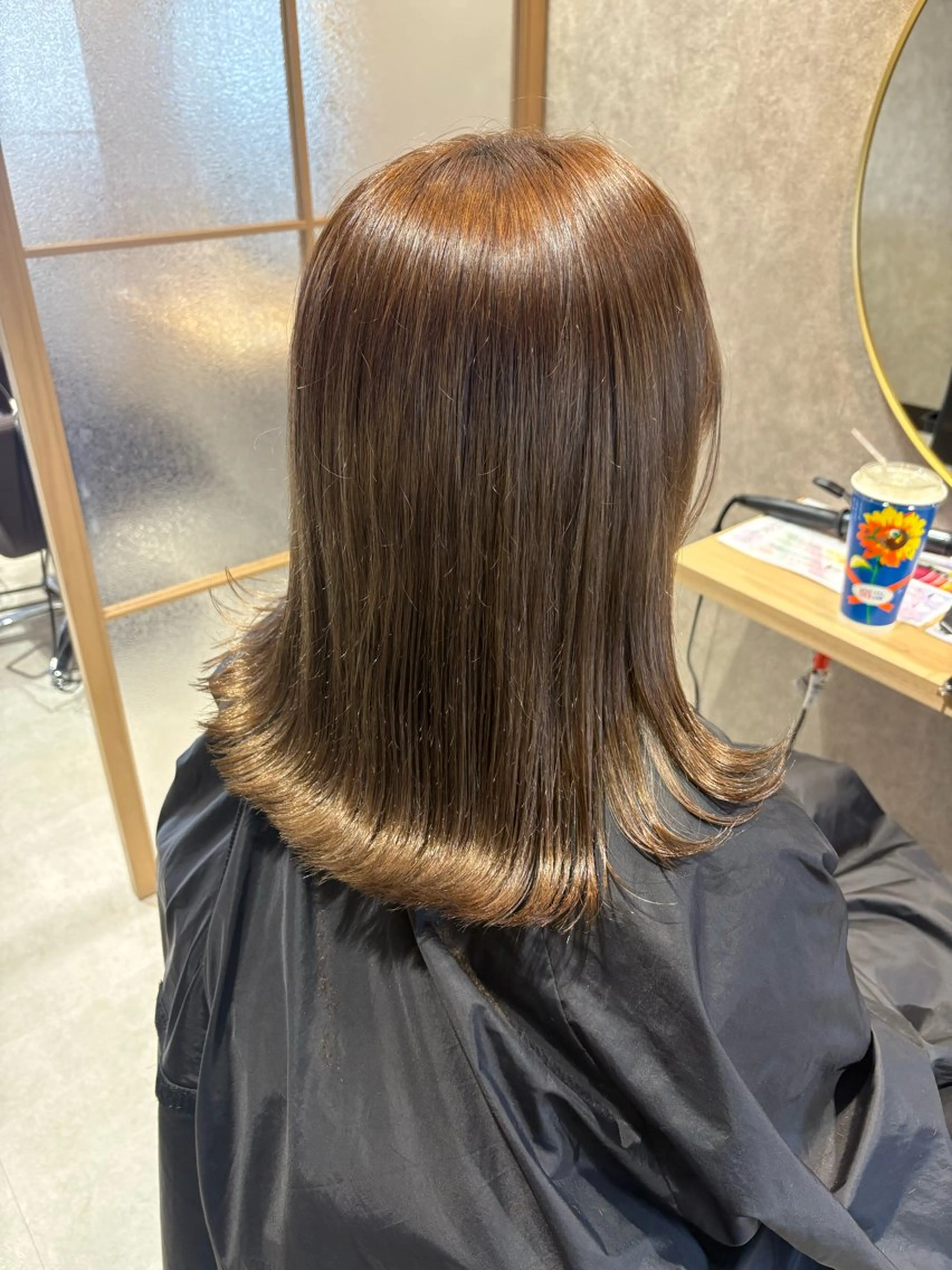 セミロング 加嶋 ケイのヘアスタイル