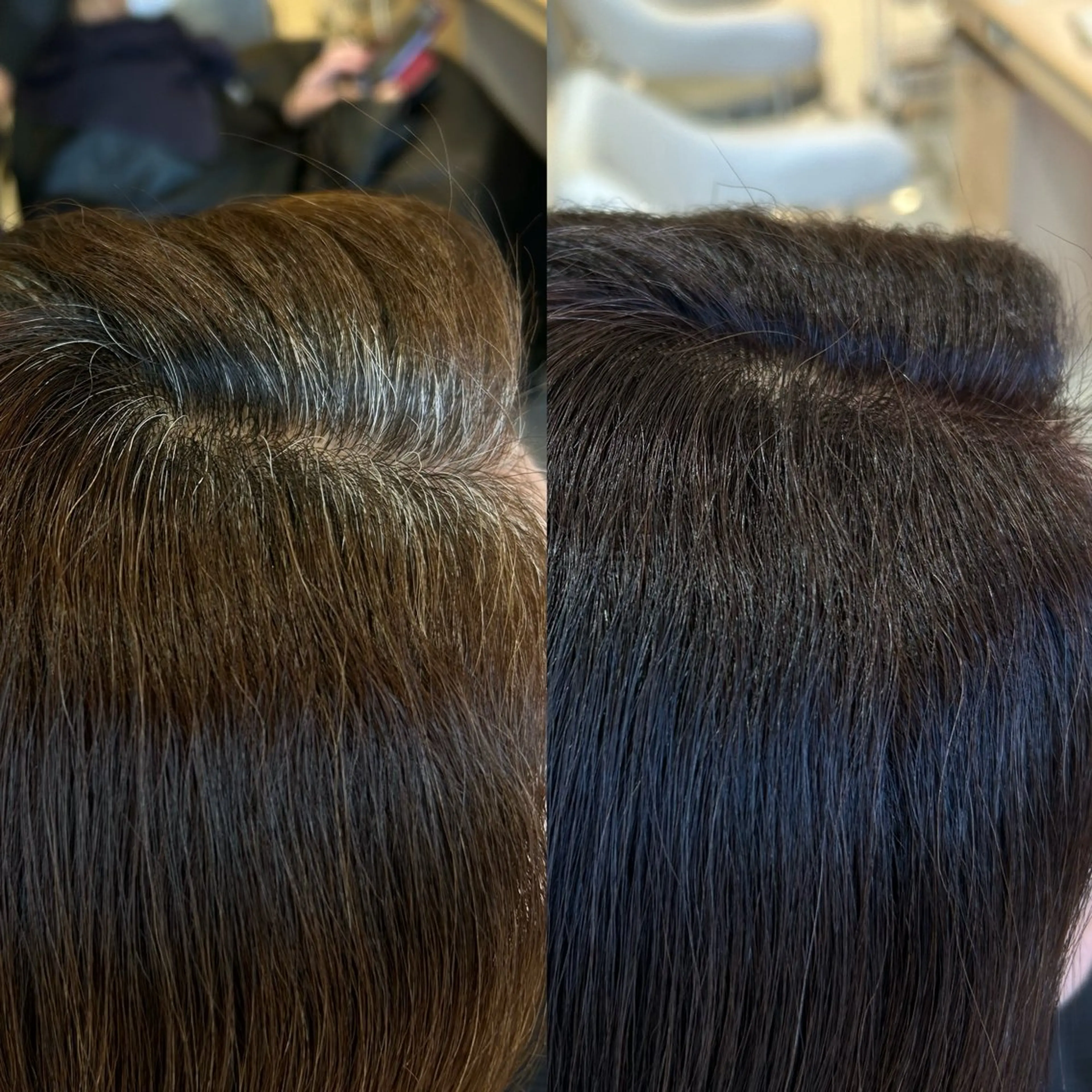 ミディアム カラー ヘアカラー トリートメント 宮原 佑莉のヘアスタイル