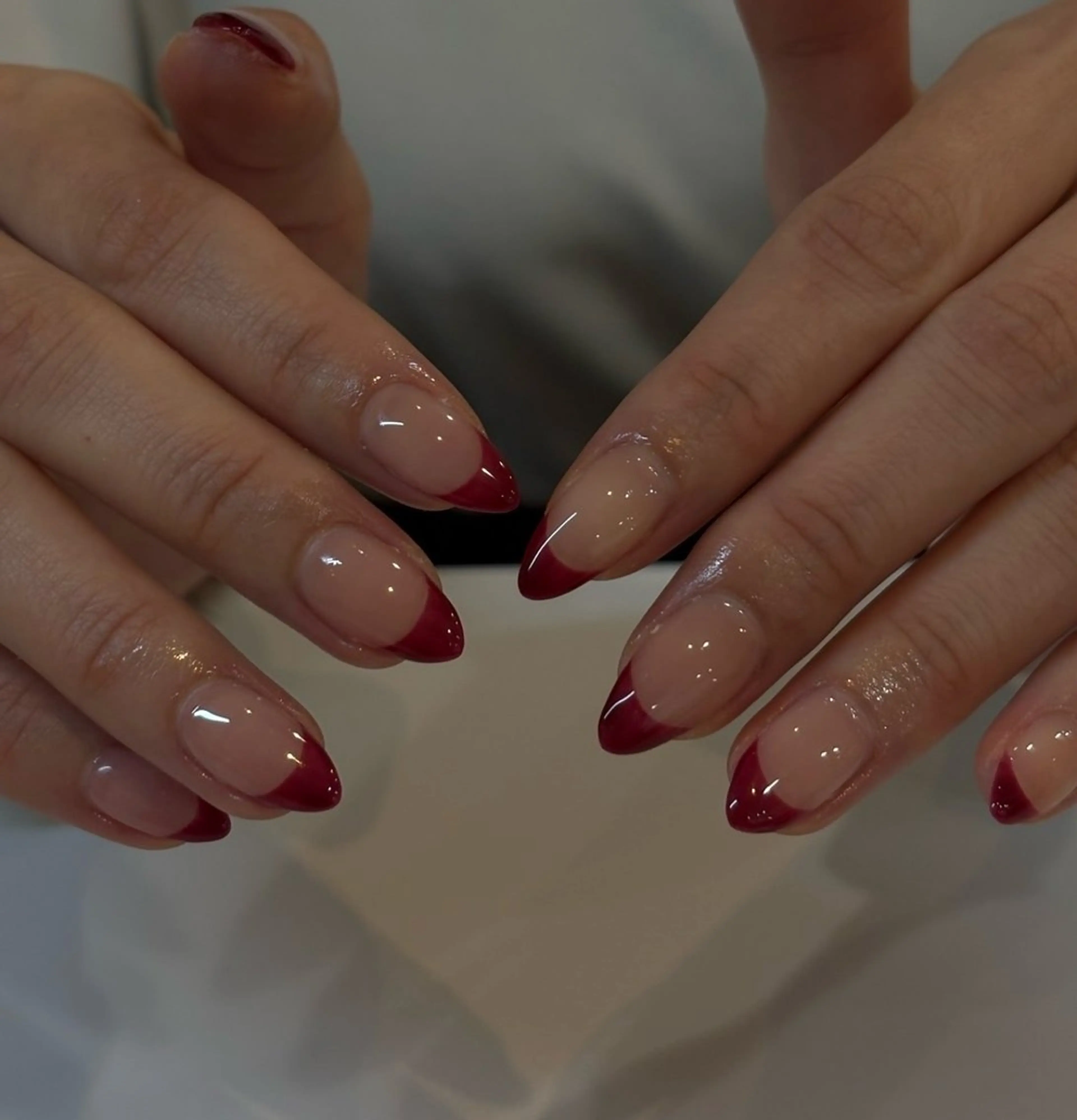 『12/19 1名限定 French nail(color: Bordeaux🍷)』の写真