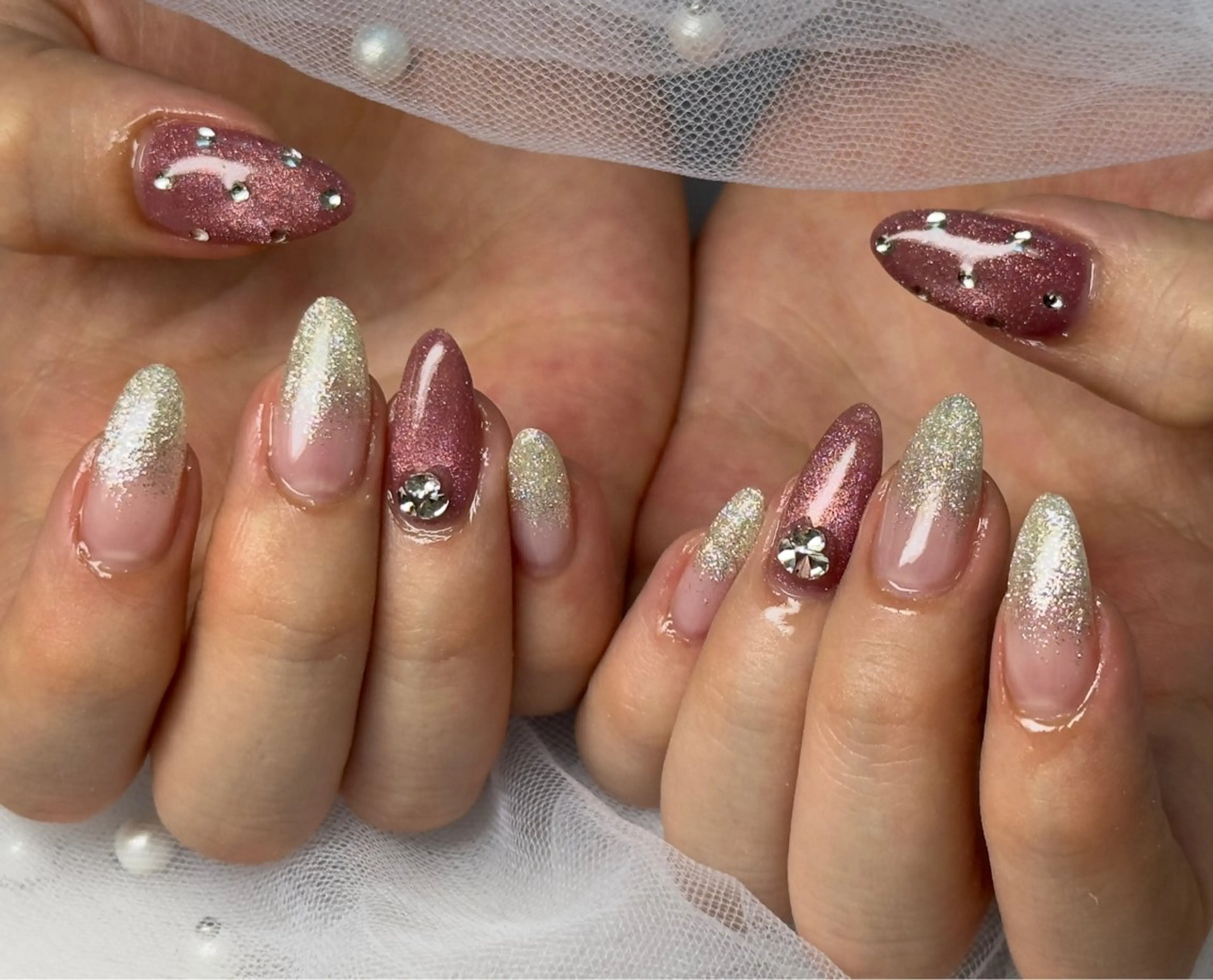 ネイル ハンドネイル Queennail 北堀江AYAのネイルデザイン