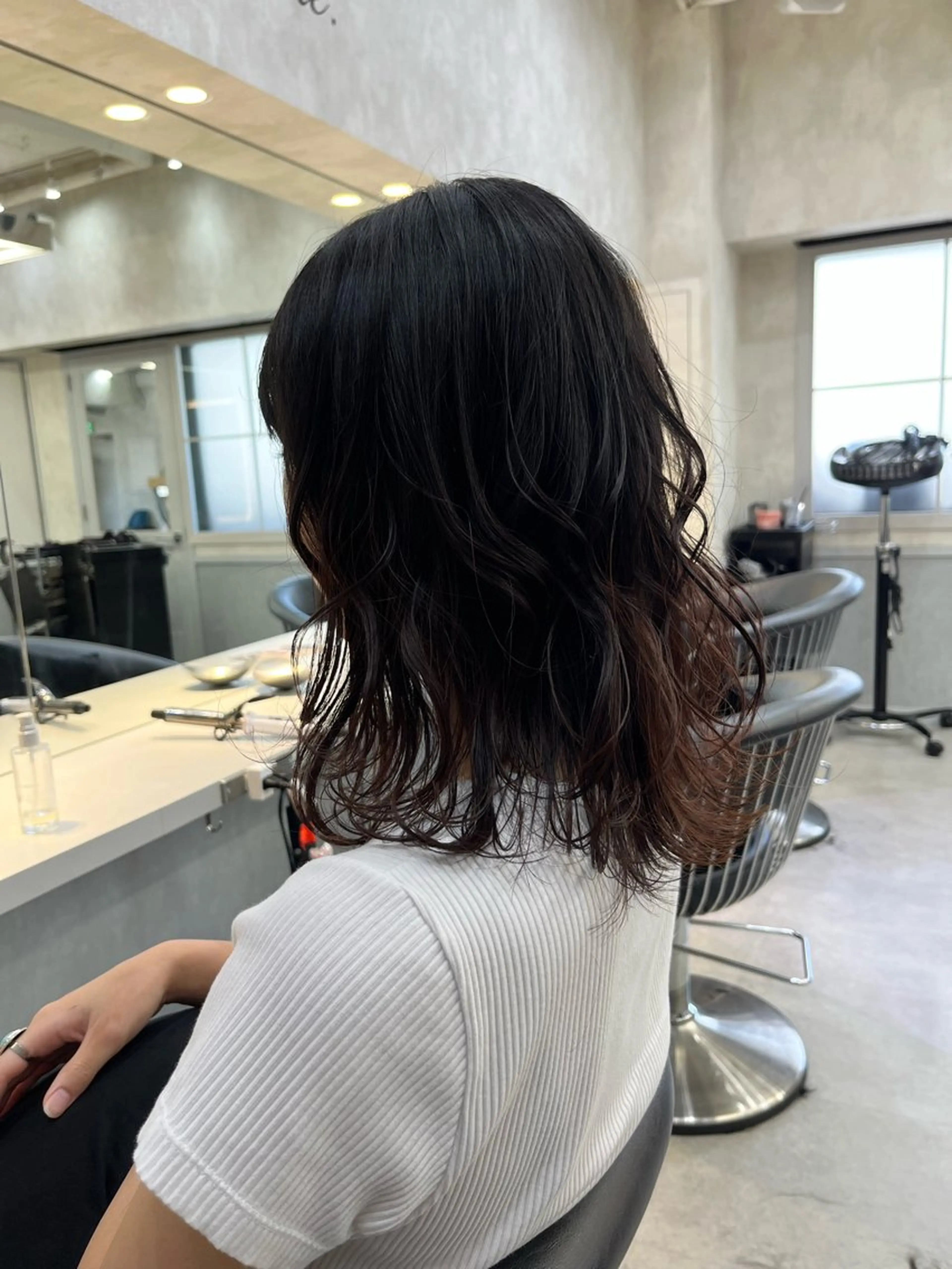 ミディアム 池袋/似合わせ/縮毛 髪質改善【ugen】のヘアスタイル