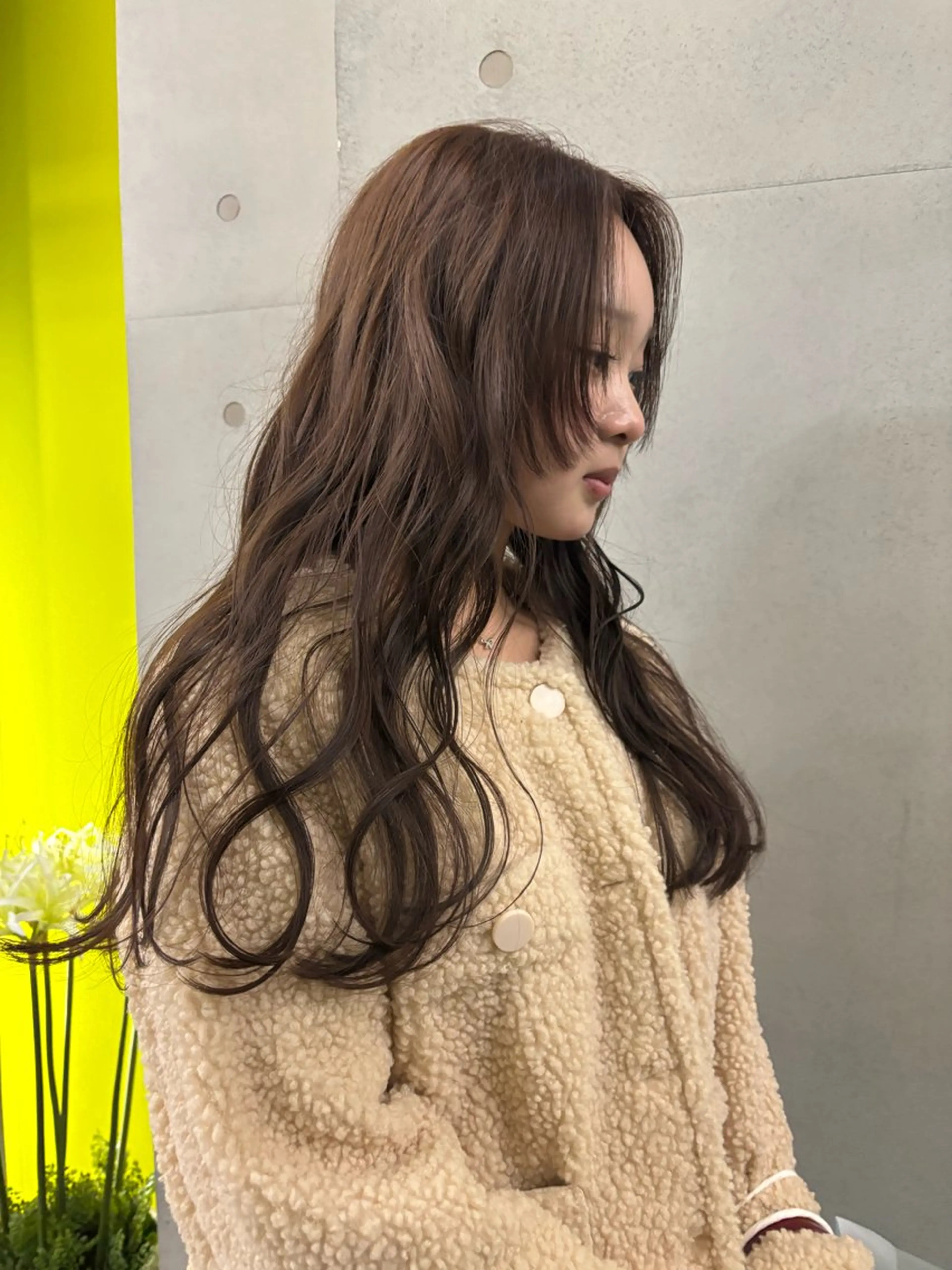 ロング ヘアカラー トリートメント KOCHAB 中村穂風のヘアスタイル