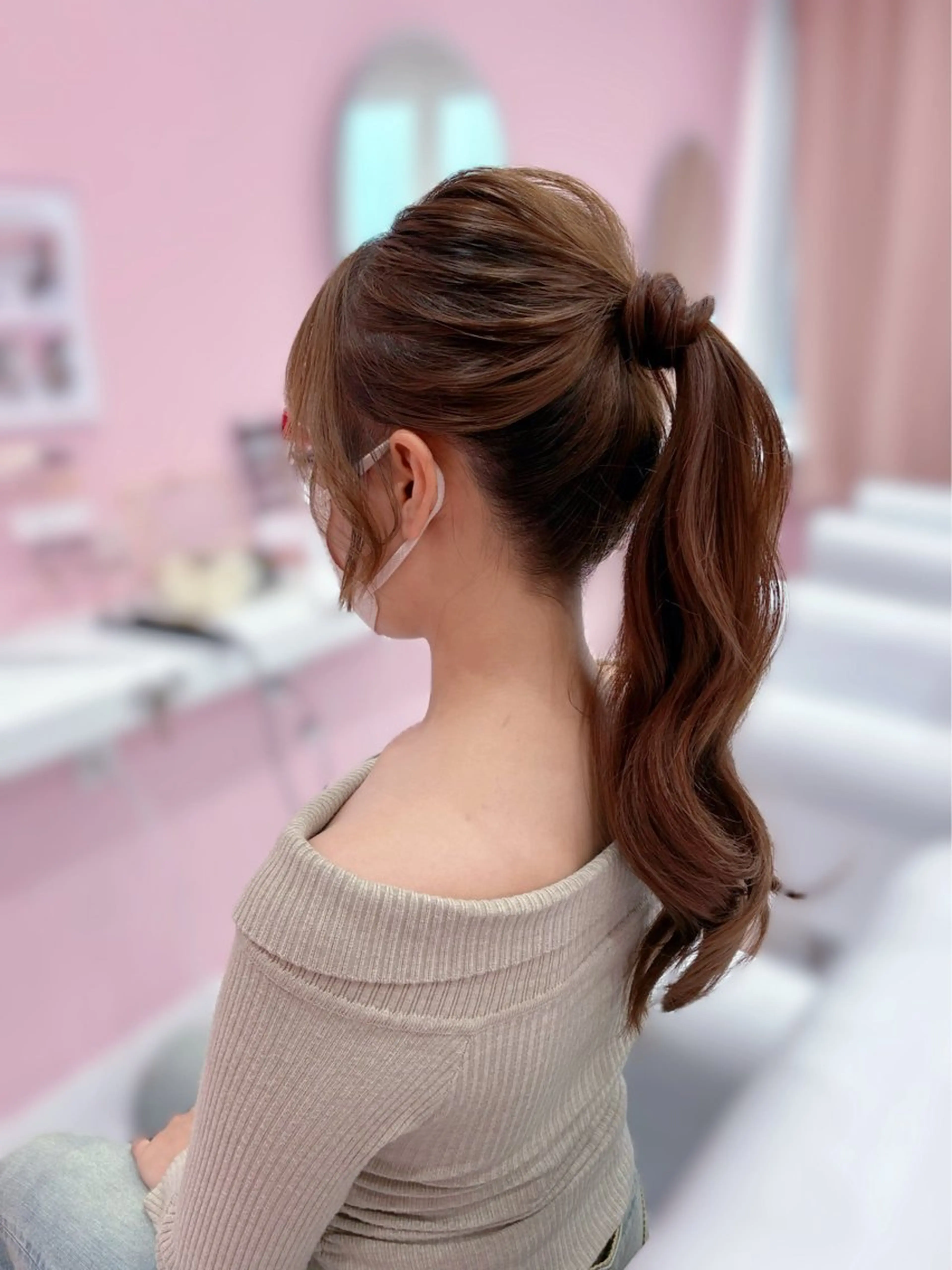 ロング ヘアアレンジ ポニーテール ヘアセット Set Salon Mémoire by miuprierre所属・川上 佳奈のヘアスタイル