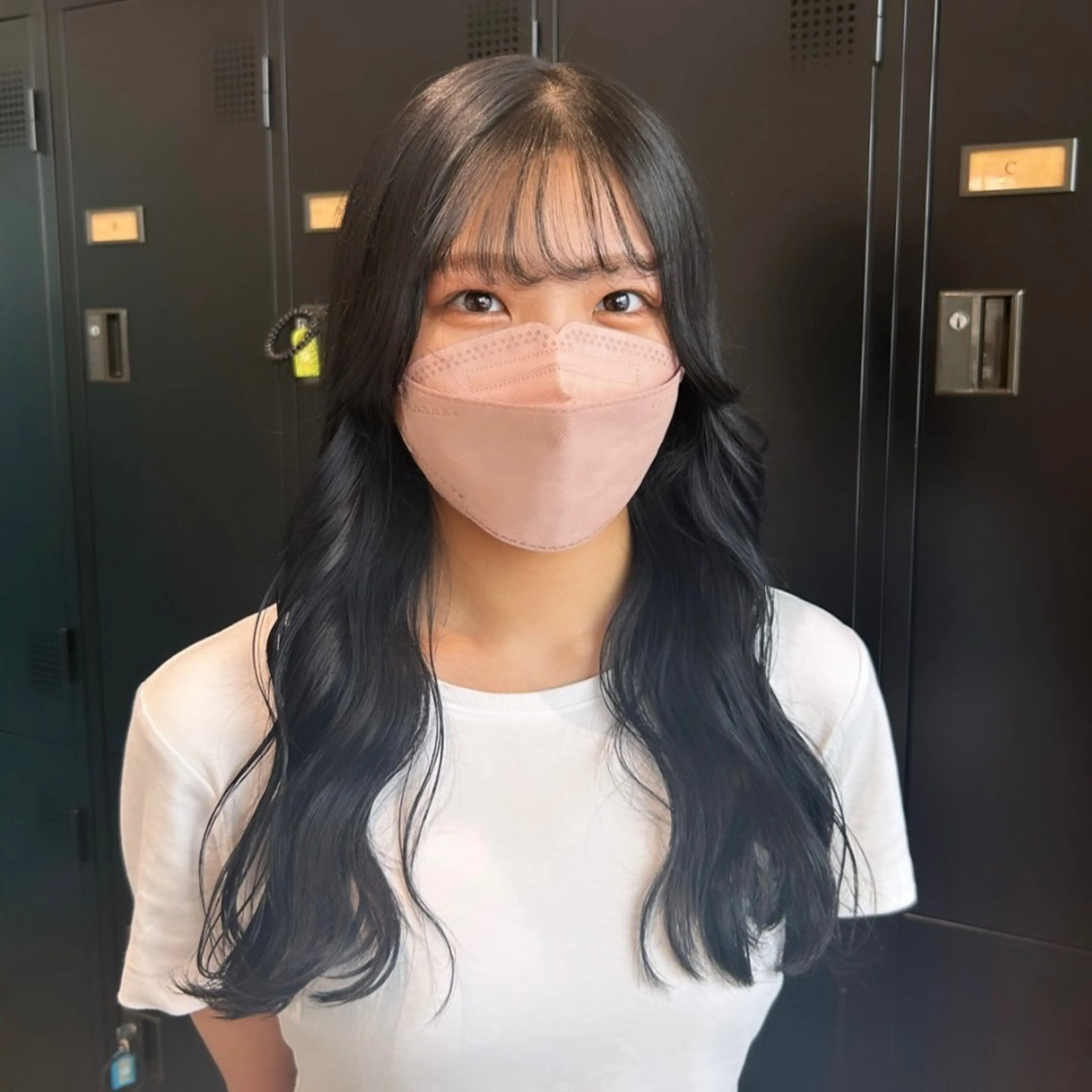 ロング カラー ブルーカラー デザインカラー 🥨HAZUKiのヘアスタイル