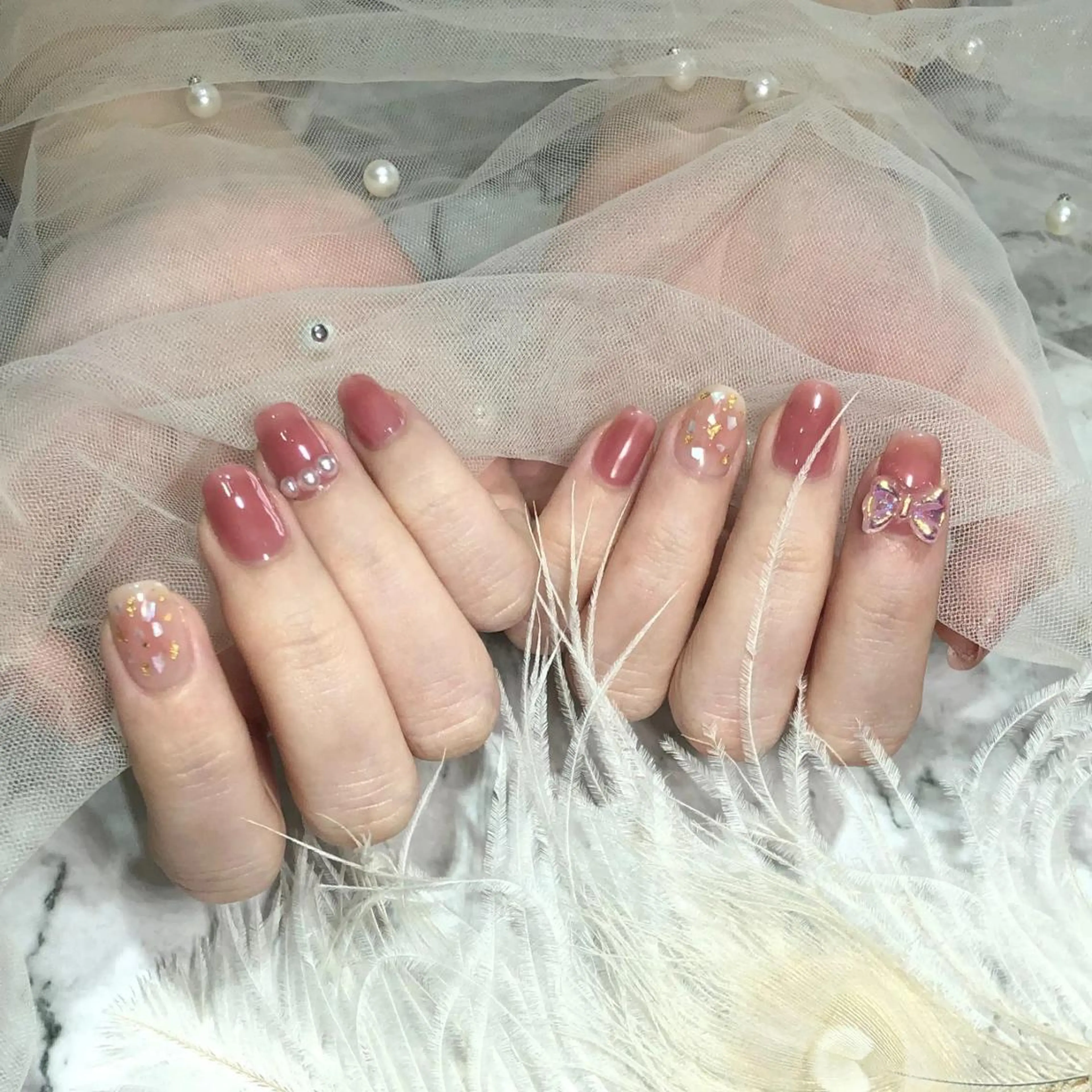 ネイル 💅ネイルサロン ブラン🌈かすみのネイルデザイン