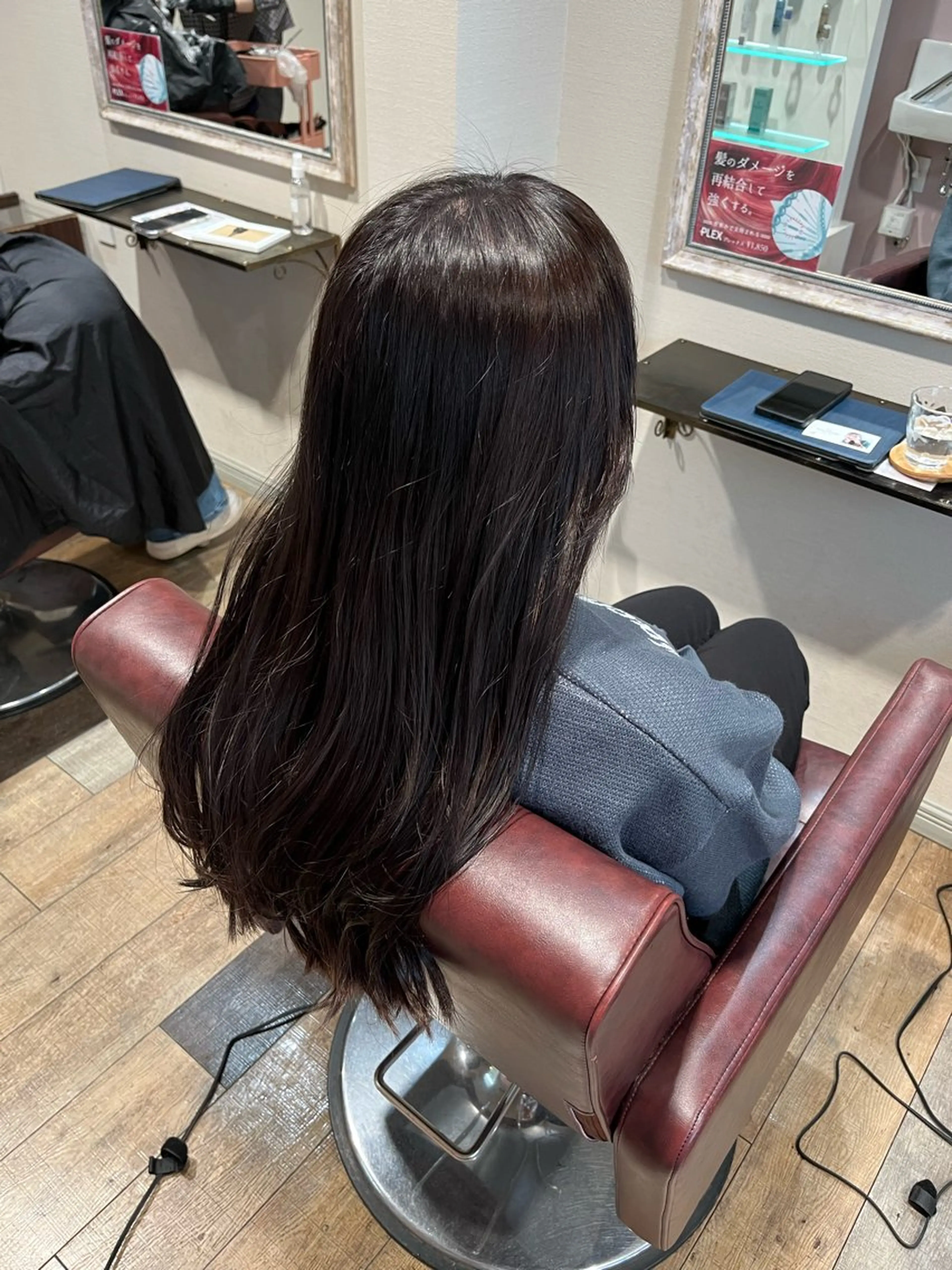 ロング カラー ブラウンカラー ダークブラウン 顔まわり/オフィス カラー/青栁優🔆のヘアスタイル
