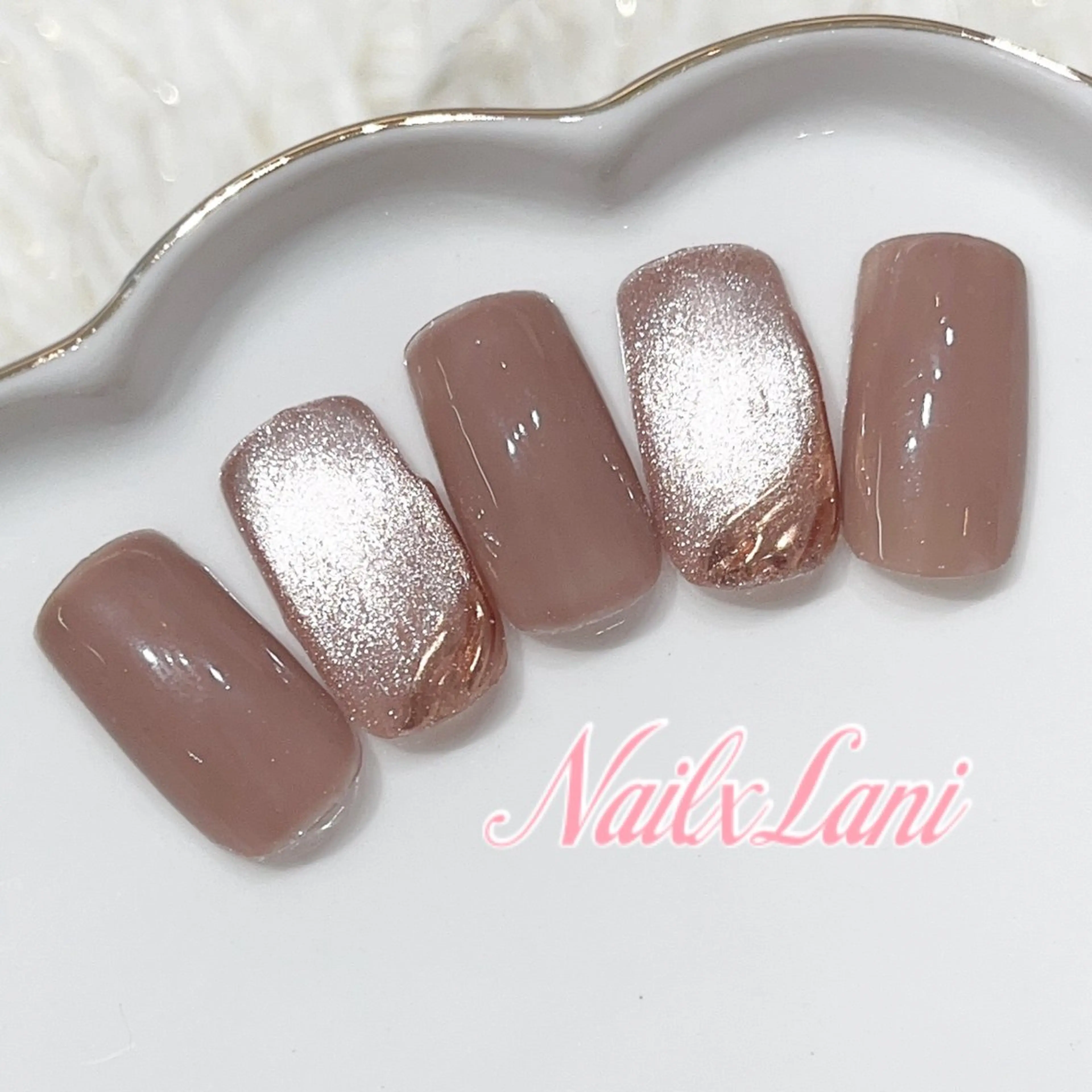 ネイル ジェルネイル マグネットネイル 練馬駅近ネイルラニ 不細工爪90分で美爪のネイルデザイン