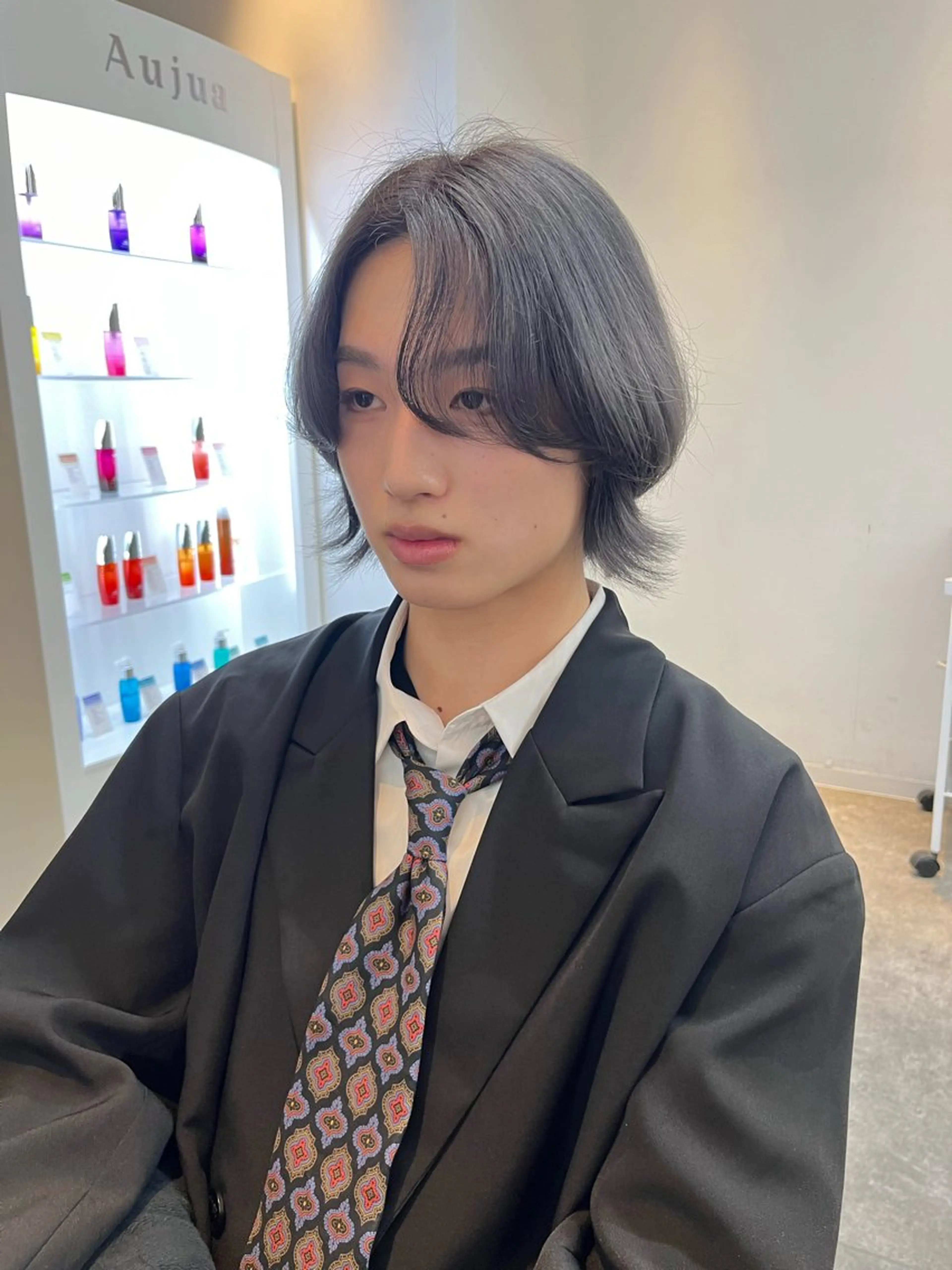 ショート カラー メンズ ヘアカラー トリートメント kanato🇰🇷 【札幌韓国ヘア】のヘアスタイル