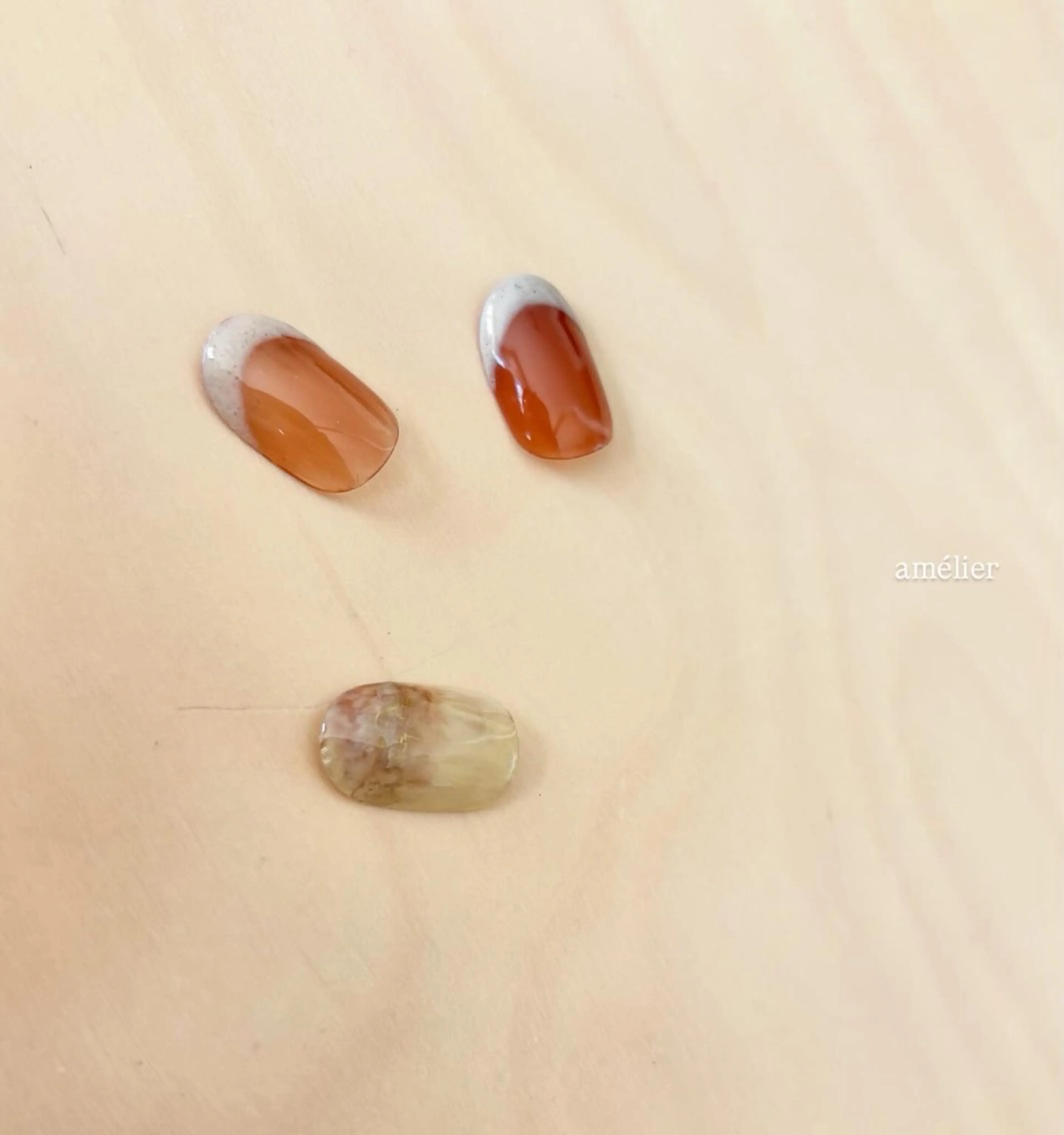 ネイル フレンチネイル ニュアンスネイル ハンドネイル amélier ꕁアメリエꕁのネイルデザイン