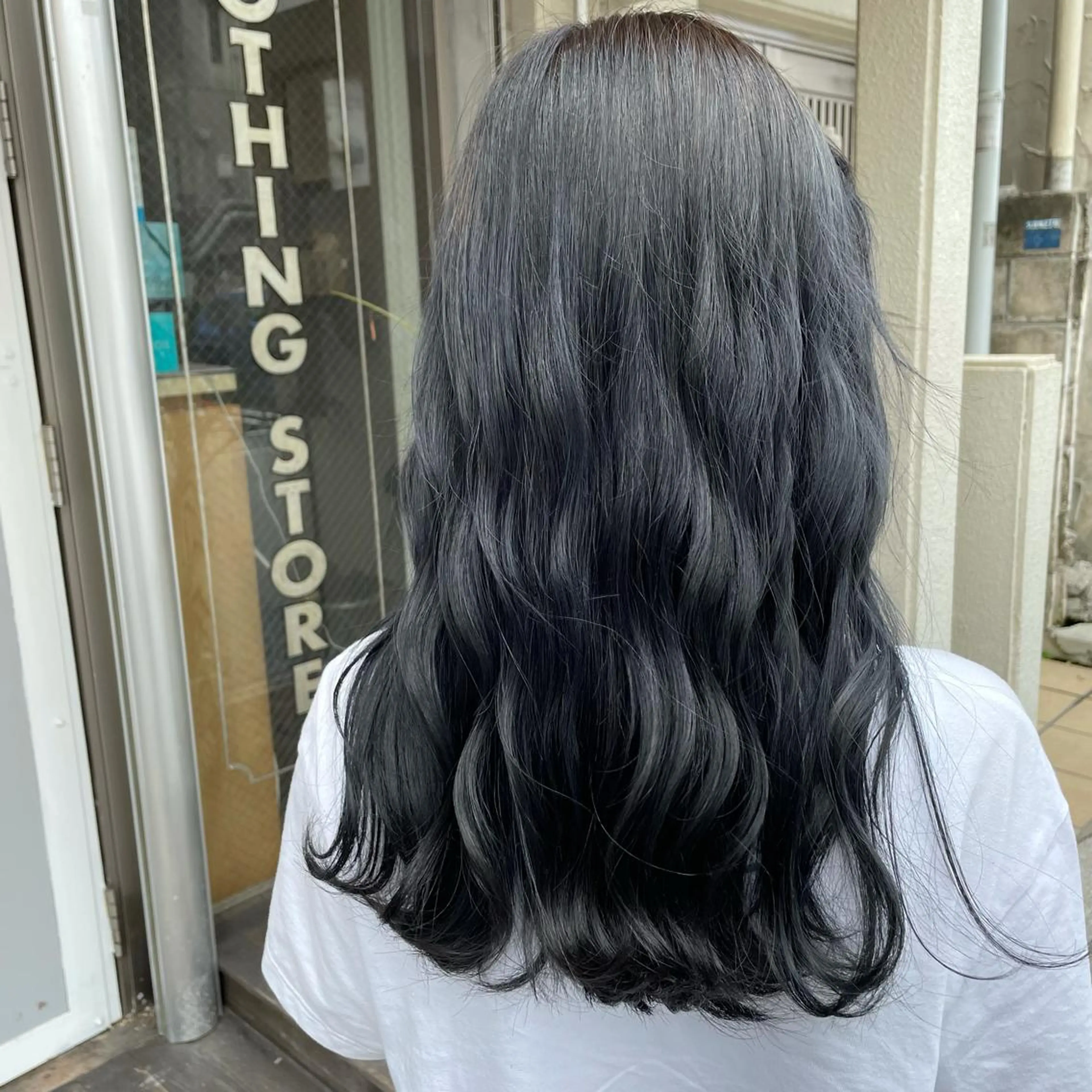 セミロング ヘアカラー miloc那覇 MIKUのヘアスタイル